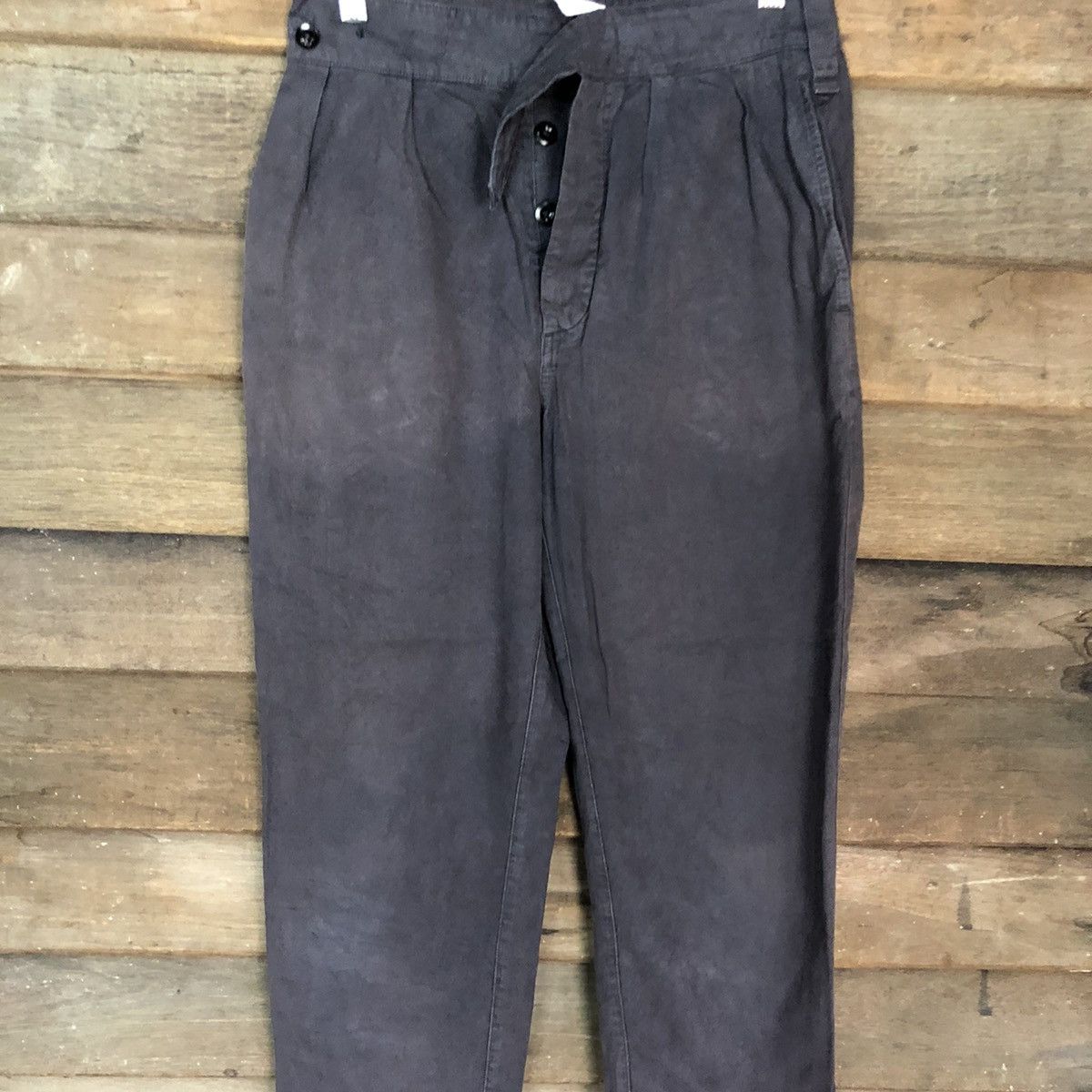 Margaret Howell DLL Margaret Howell Grey faded Straight Pants #c1261 Size US 27 - 4 Thumbnail