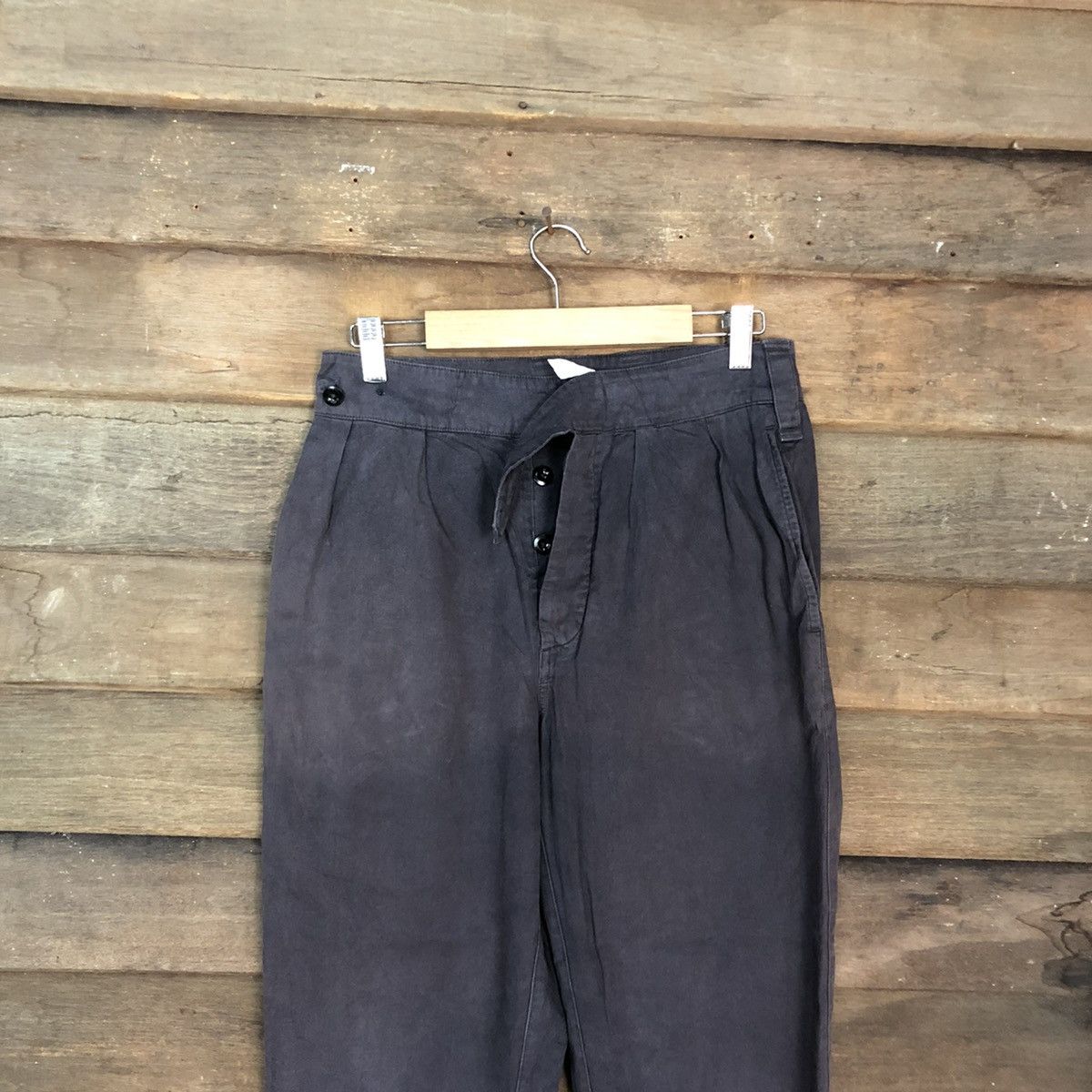 Margaret Howell DLL Margaret Howell Grey faded Straight Pants #c1261 Size US 27 - 2 Thumbnail