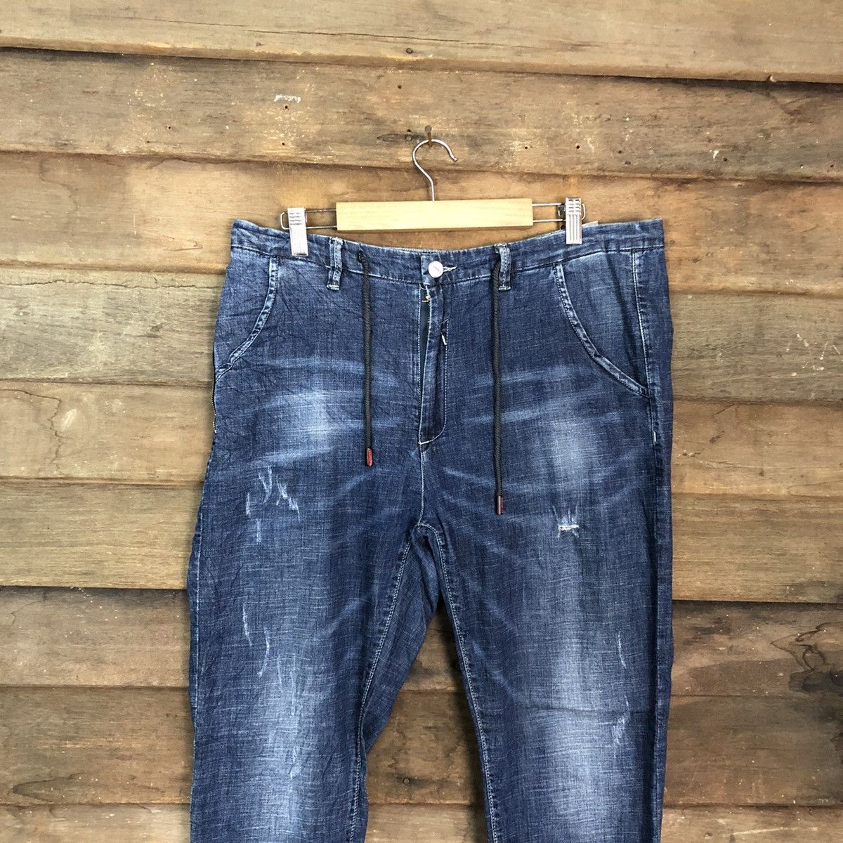 G-Star DLL Gstar Raw Parva Blue Denim Jeans Pants #c1252 Size US 35 - 2 Thumbnail