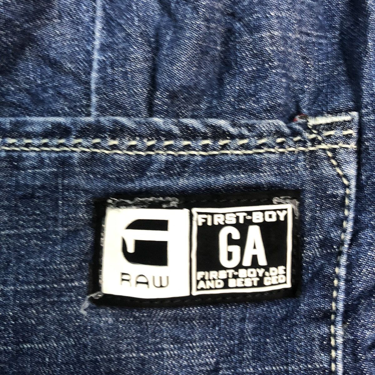 G-Star DLL Gstar Raw Parva Blue Denim Jeans Pants #c1252 Size US 35 - 12 Thumbnail