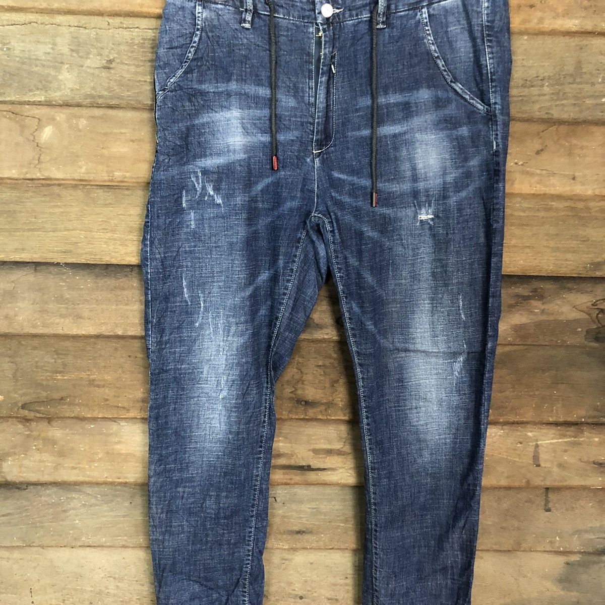 G-Star DLL Gstar Raw Parva Blue Denim Jeans Pants #c1252 Size US 35 - 4 Thumbnail