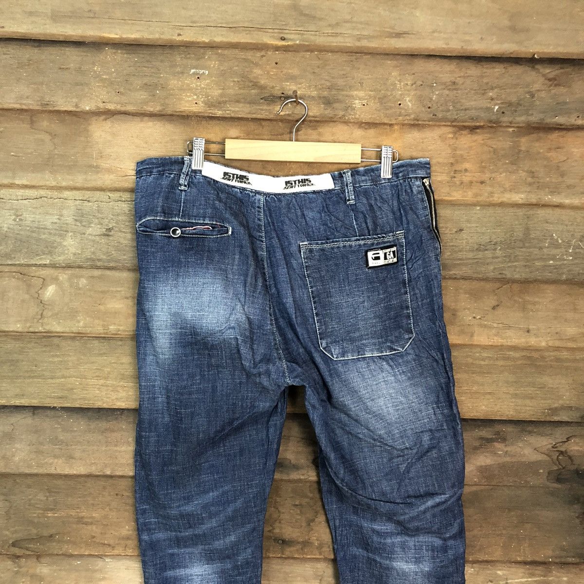 G-Star DLL Gstar Raw Parva Blue Denim Jeans Pants #c1252 Size US 35 - 9 Thumbnail