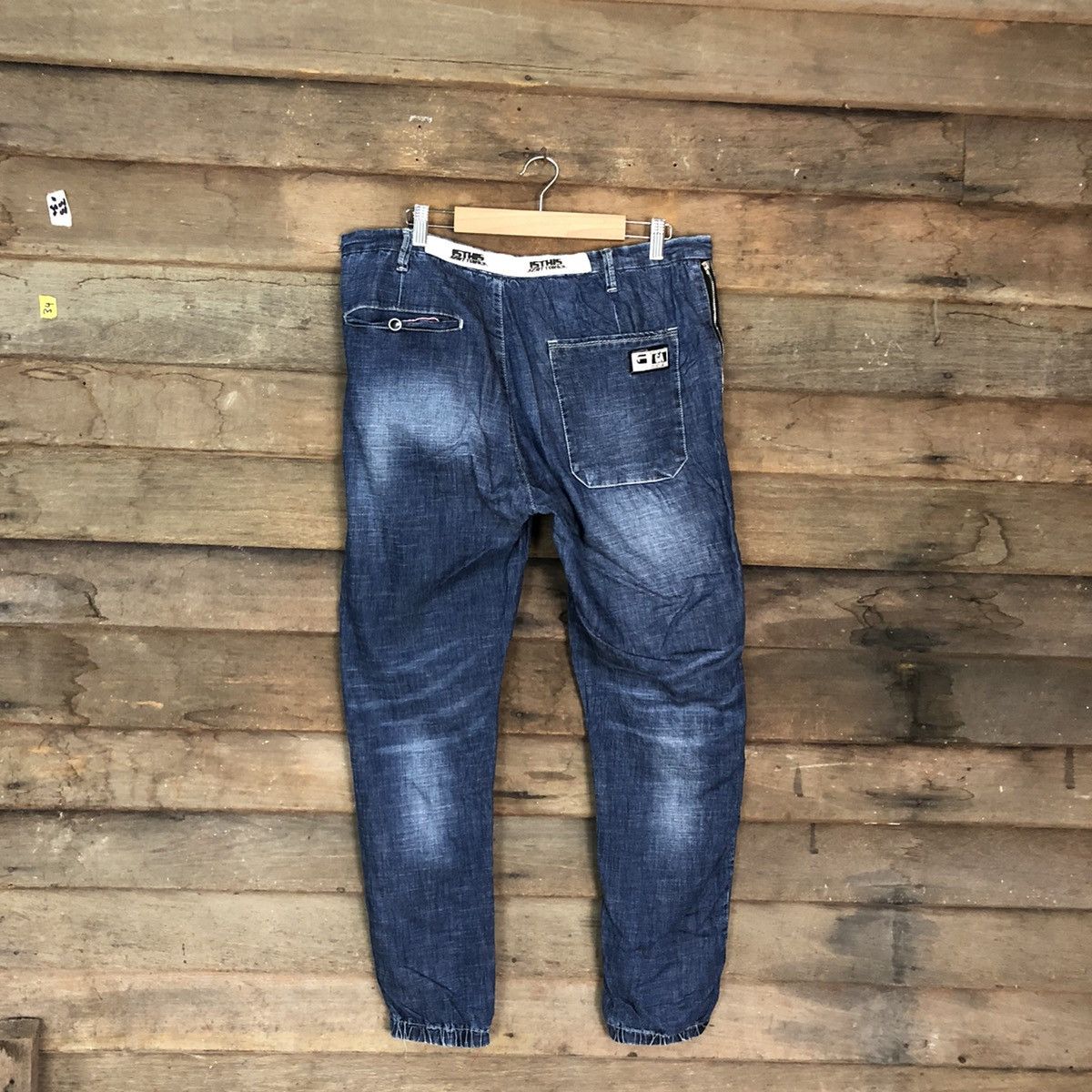 G-Star DLL Gstar Raw Parva Blue Denim Jeans Pants #c1252 Size US 35 - 8 Thumbnail