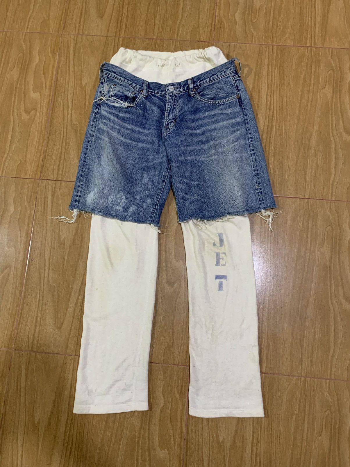 20471120 Archive Japanese double layer pants Size US 29 - 1 Thumbnail