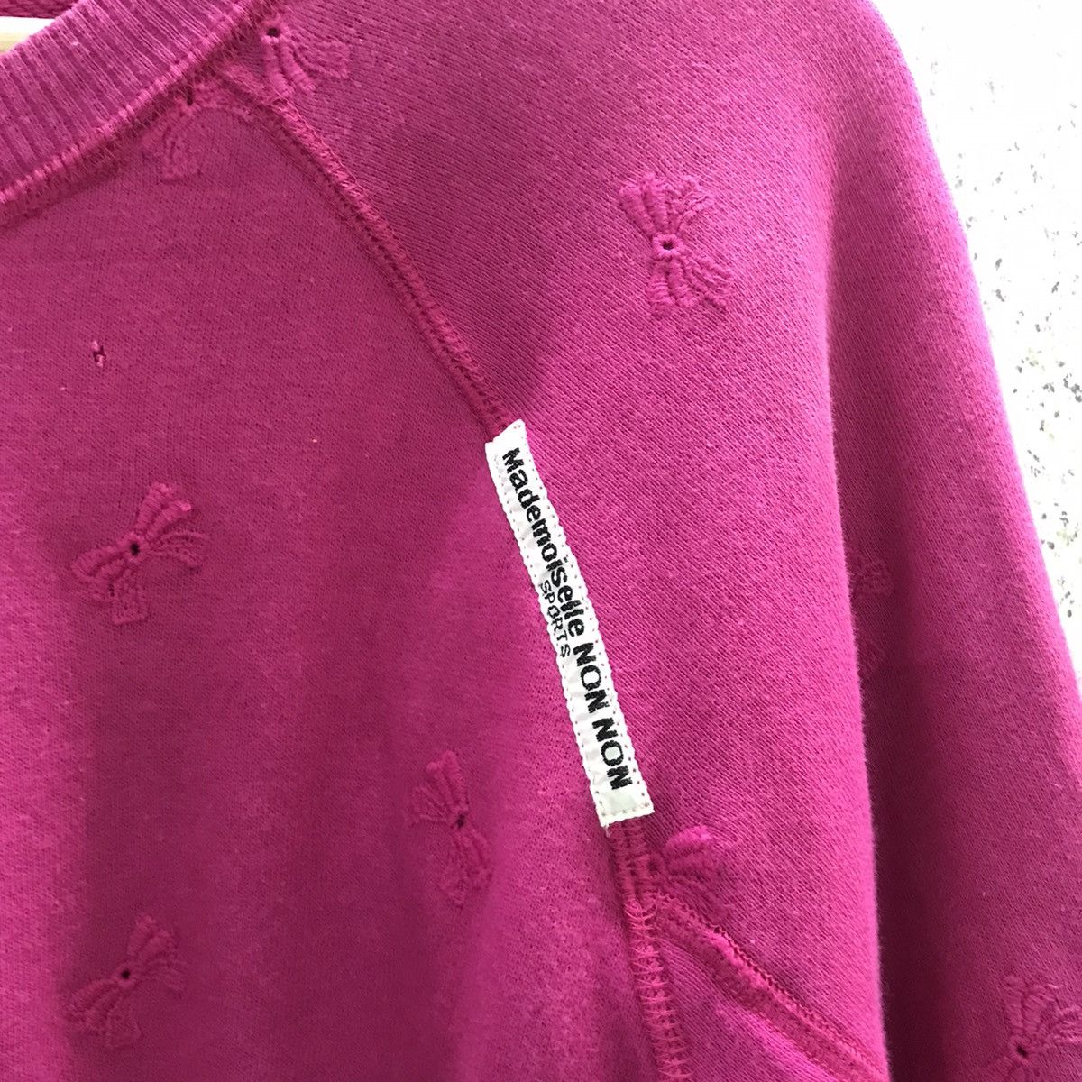 Japanese Brand Mademoiselle Non Non Sweatshirt Size US M / EU 48-50 / 2 - 4 Thumbnail