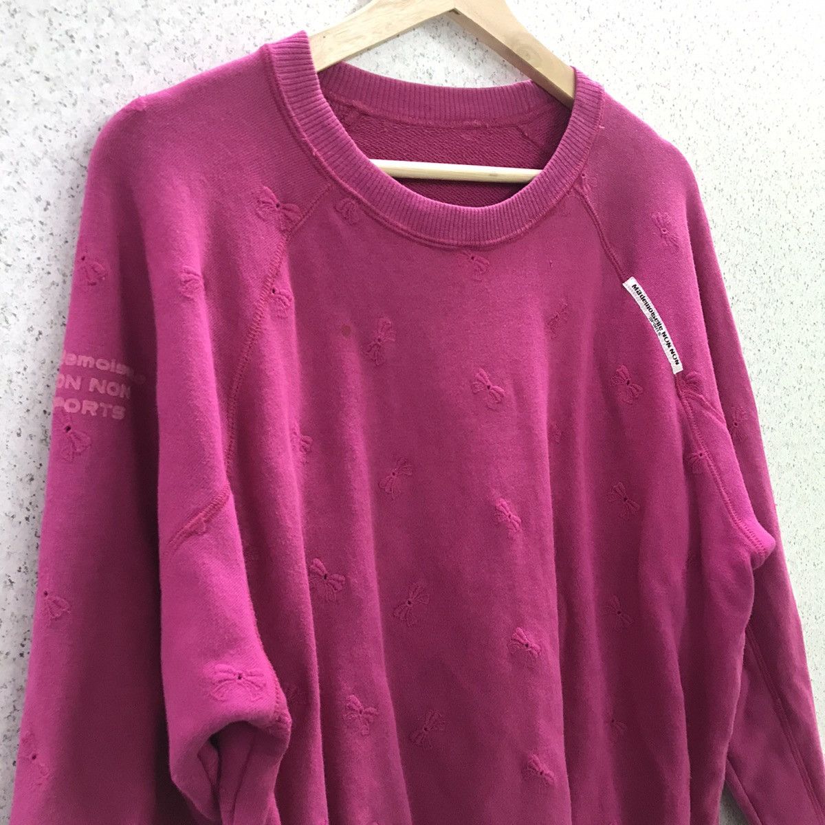 Japanese Brand Mademoiselle Non Non Sweatshirt Size US M / EU 48-50 / 2 - 2 Thumbnail