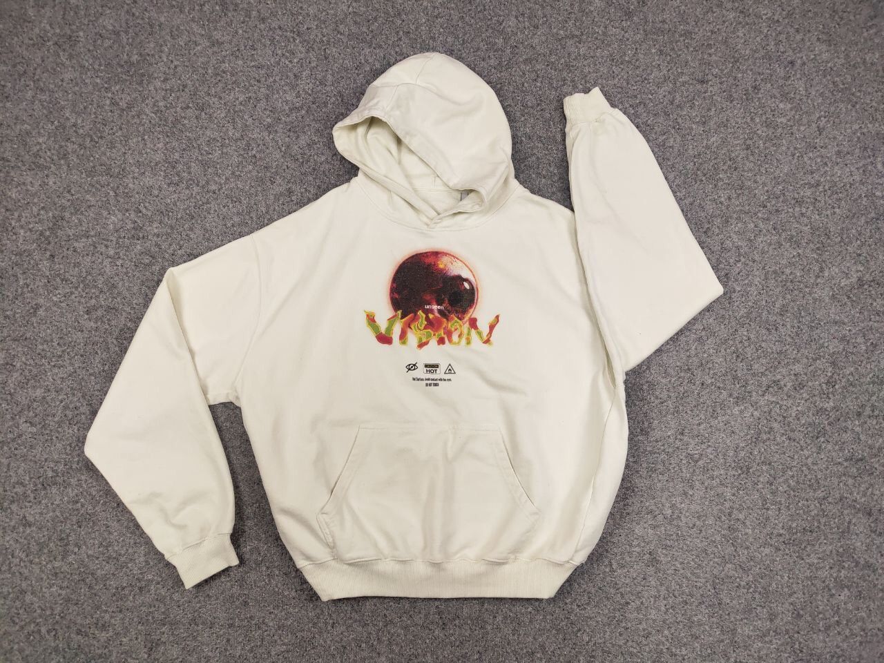 Vision Streetwear Vision Unseen Streetwear Oversize Hoodie Kanye West Style Size US XL / EU 56 / 4 - 12 Thumbnail