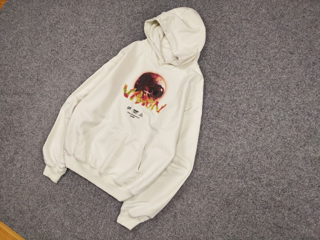 Vision Streetwear Vision Unseen Streetwear Oversize Hoodie Kanye West Style Size US XL / EU 56 / 4 - 3 Thumbnail