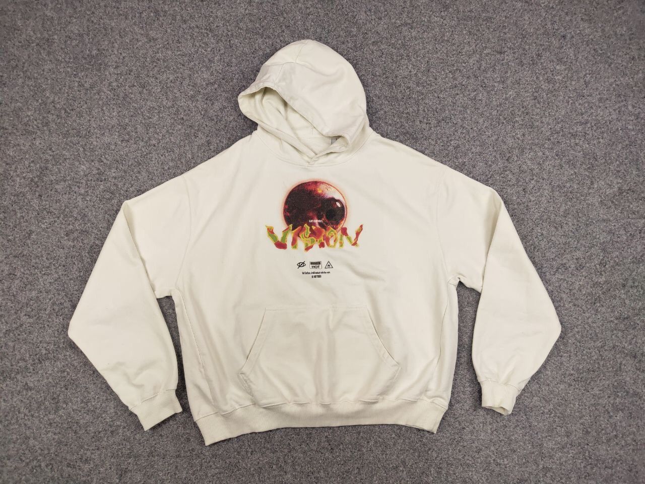 Vision Streetwear Vision Unseen Streetwear Oversize Hoodie Kanye West Style Size US XL / EU 56 / 4 - 13 Thumbnail