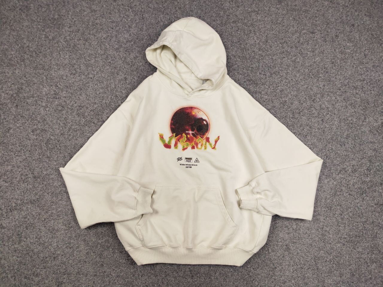 Vision Streetwear Vision Unseen Streetwear Oversize Hoodie Kanye West Style Size US XL / EU 56 / 4 - 11 Thumbnail