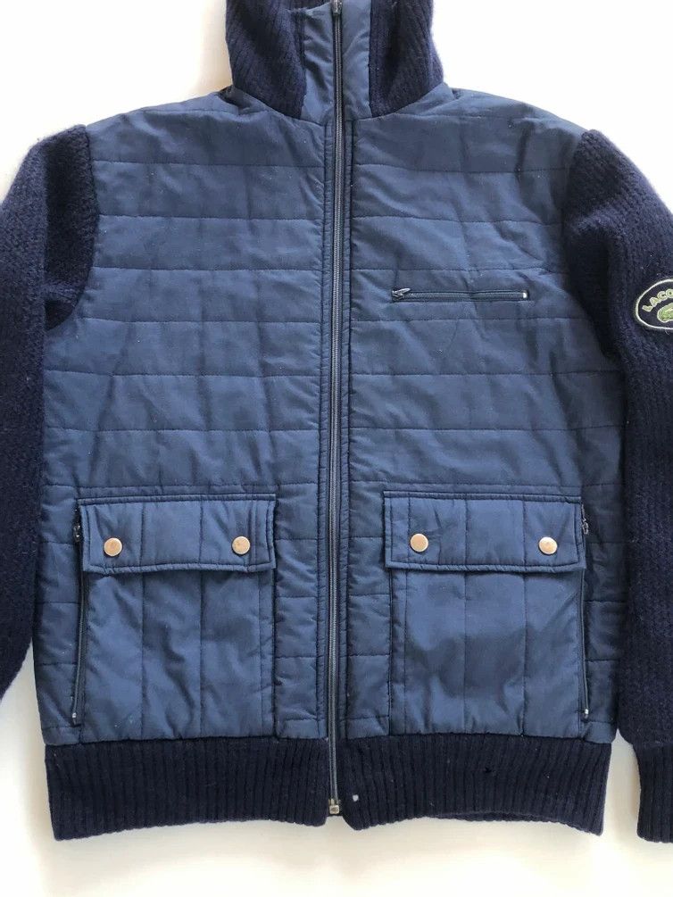 Lacoste × Vintage VINTAGE LACOSTE WOOL BLEND DOWN JACKET Size US M / EU 48-50 / 2 - 4 Thumbnail