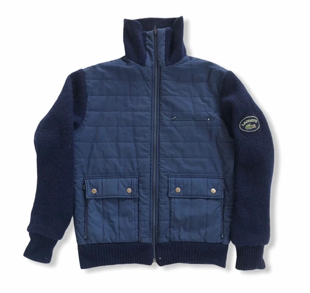 VINTAGE LACOSTE WOOL BLEND DOWN JACKET