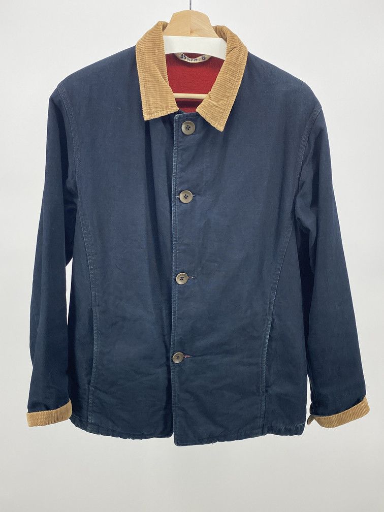 45rpm Indigo Fleece Lined Chore Coat Size US M / EU 48-50 / 2 - 1 Thumbnail