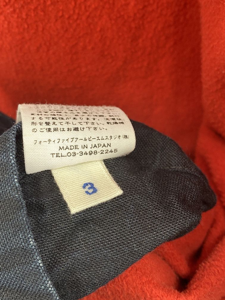 45rpm Indigo Fleece Lined Chore Coat Size US M / EU 48-50 / 2 - 7 Thumbnail