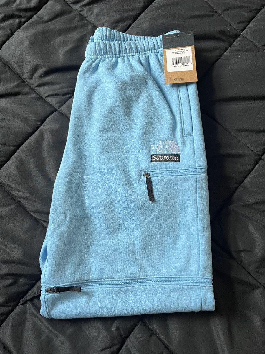 SUPREMEXNORTHFACE BLUE SWEATS DEADSTOCK buy