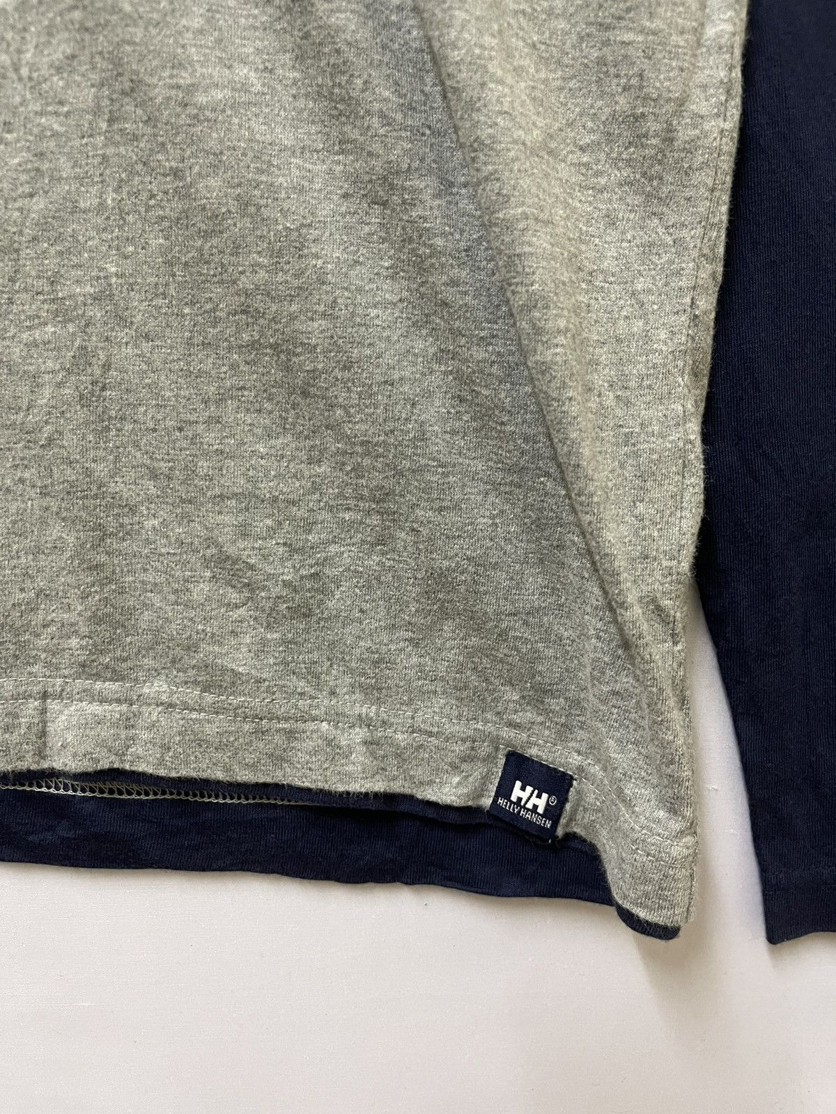 Helly Hansen × Japanese Brand Helly Hansen Spellout Long Sleeve Shirt Grey Size US L / EU 52-54 / 3 - 3 Thumbnail