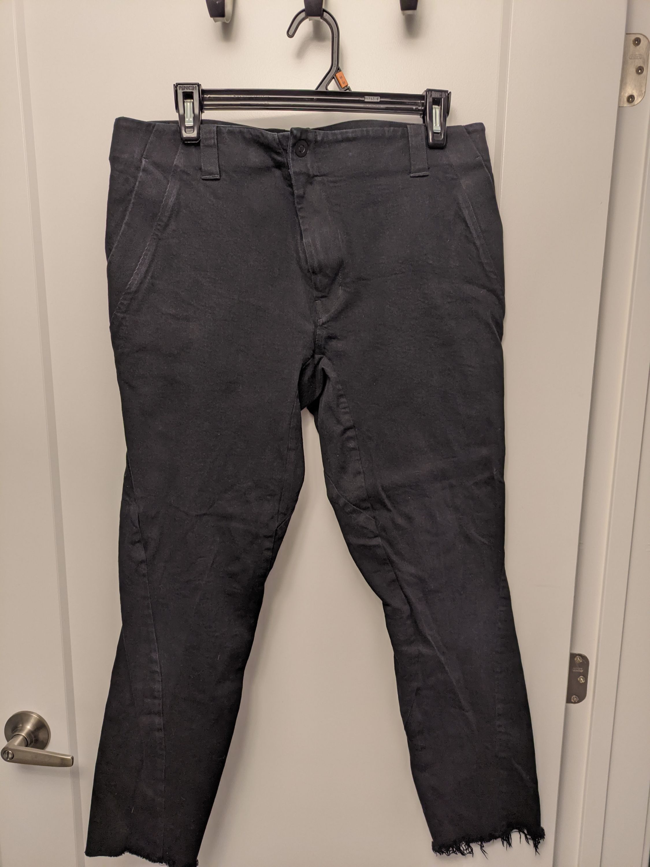 Devoa Slim Pants Black x Black Denim (PTF-STS, sz 3 fits 32) | Grailed