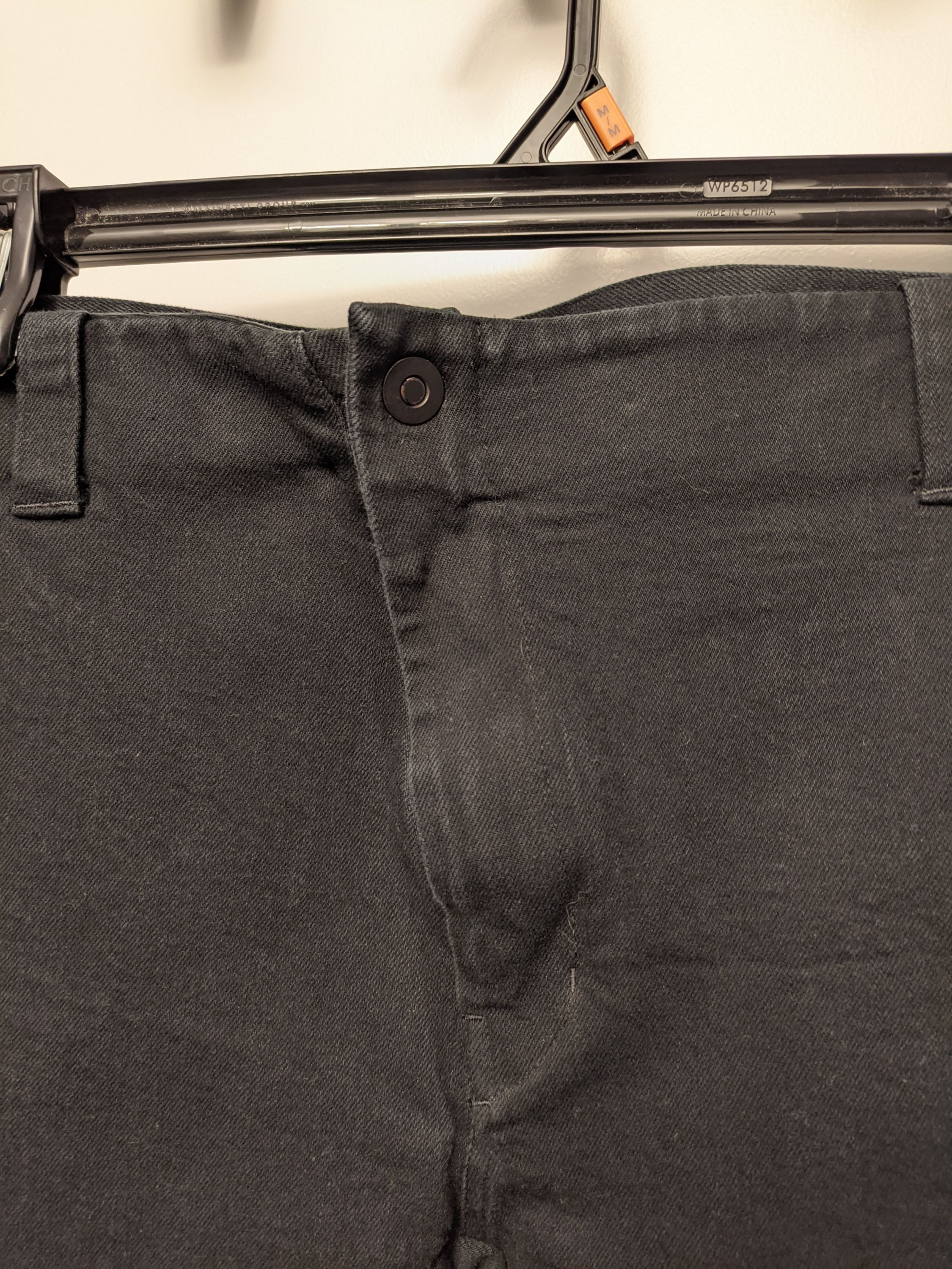 Devoa Slim Pants Black x Black Denim (PTF-STS, sz 3 fits 32) Size US 32 / EU 48 - 3 Thumbnail