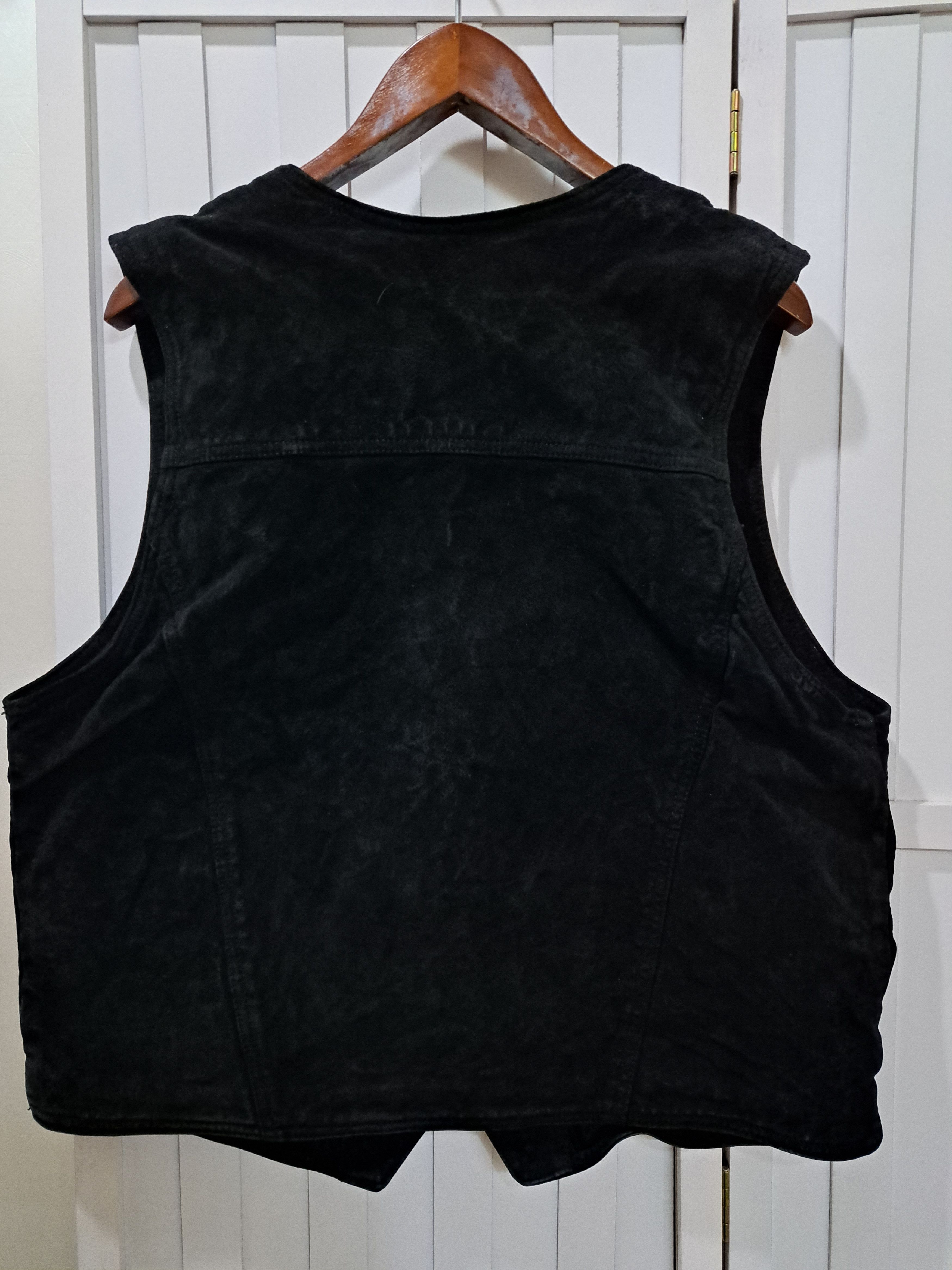 Levi's Vintage Levis Silver Tab Leather Vest Size US XL / EU 56 / 4 - 3 Thumbnail
