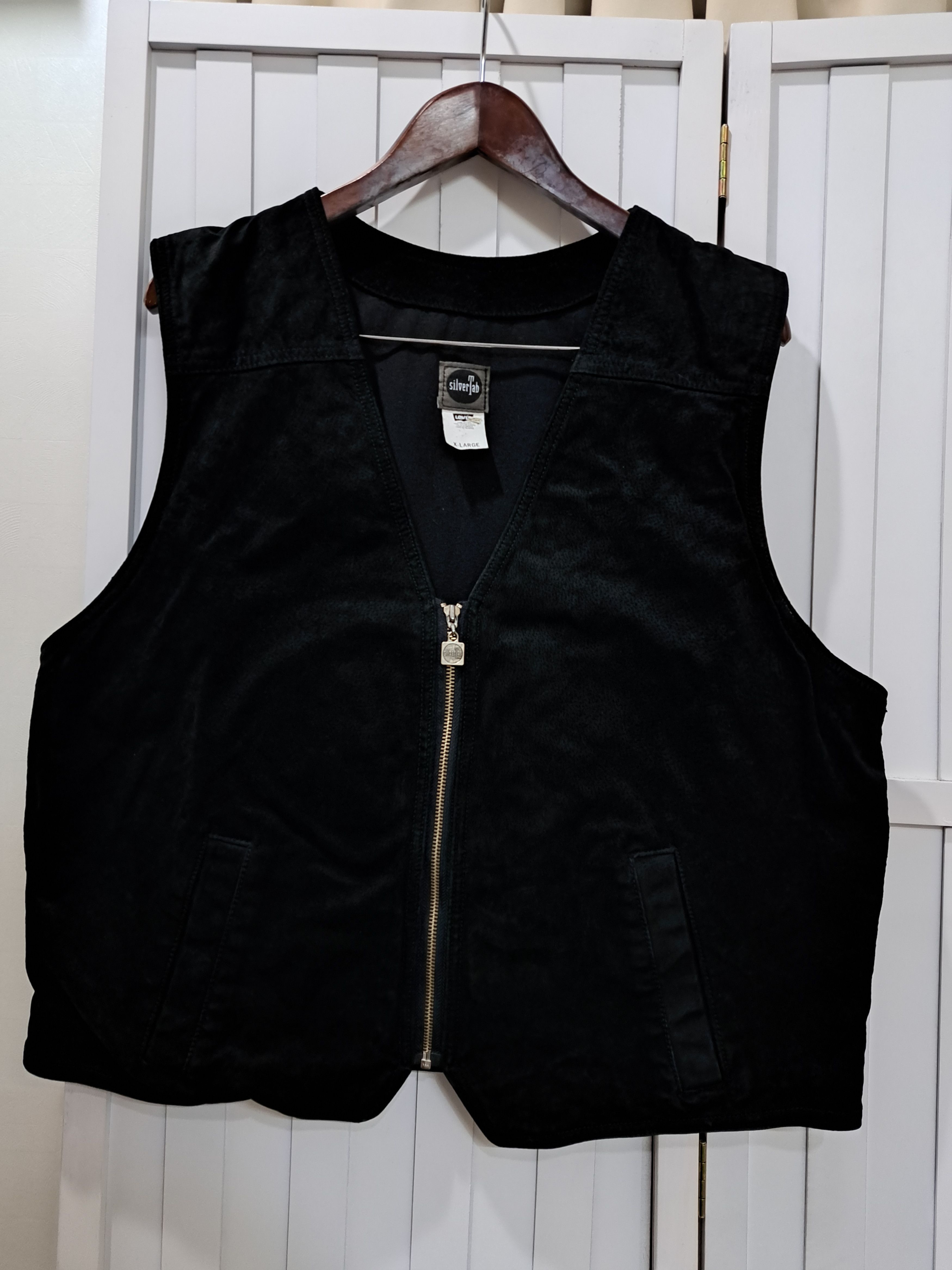 Levi's Vintage Levis Silver Tab Leather Vest Size US XL / EU 56 / 4 - 1 Thumbnail