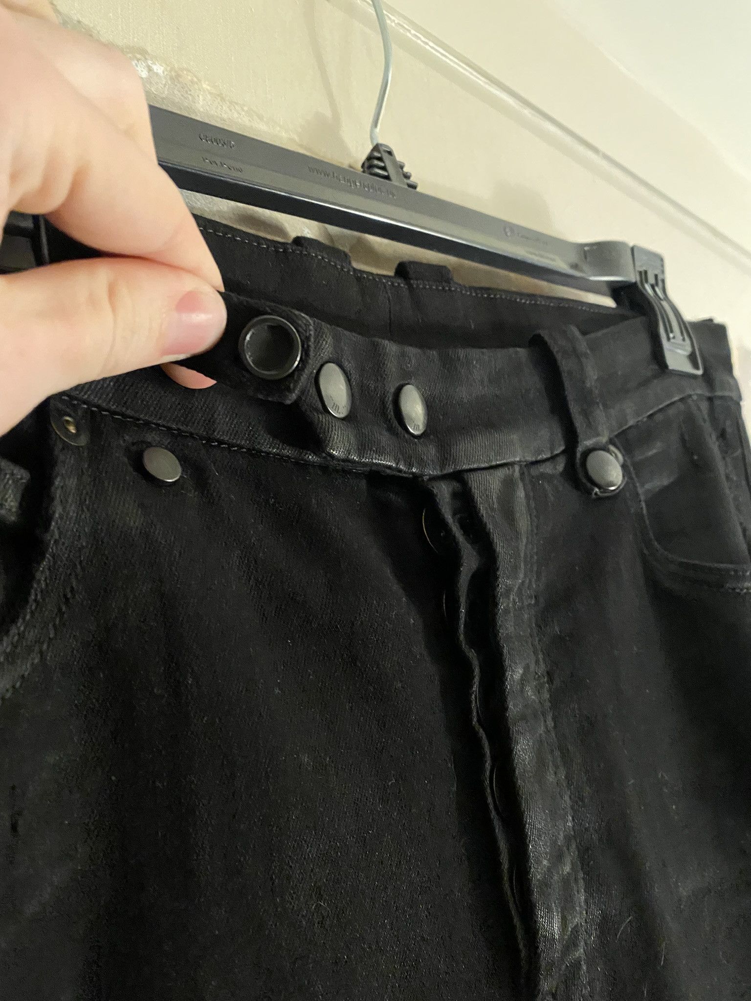 Ben Taverniti Unravel Project UNRAVEL PROJECT Distressed Stack Stretch Denim *SZ 29* Size US 30 / EU 46 - 4 Thumbnail