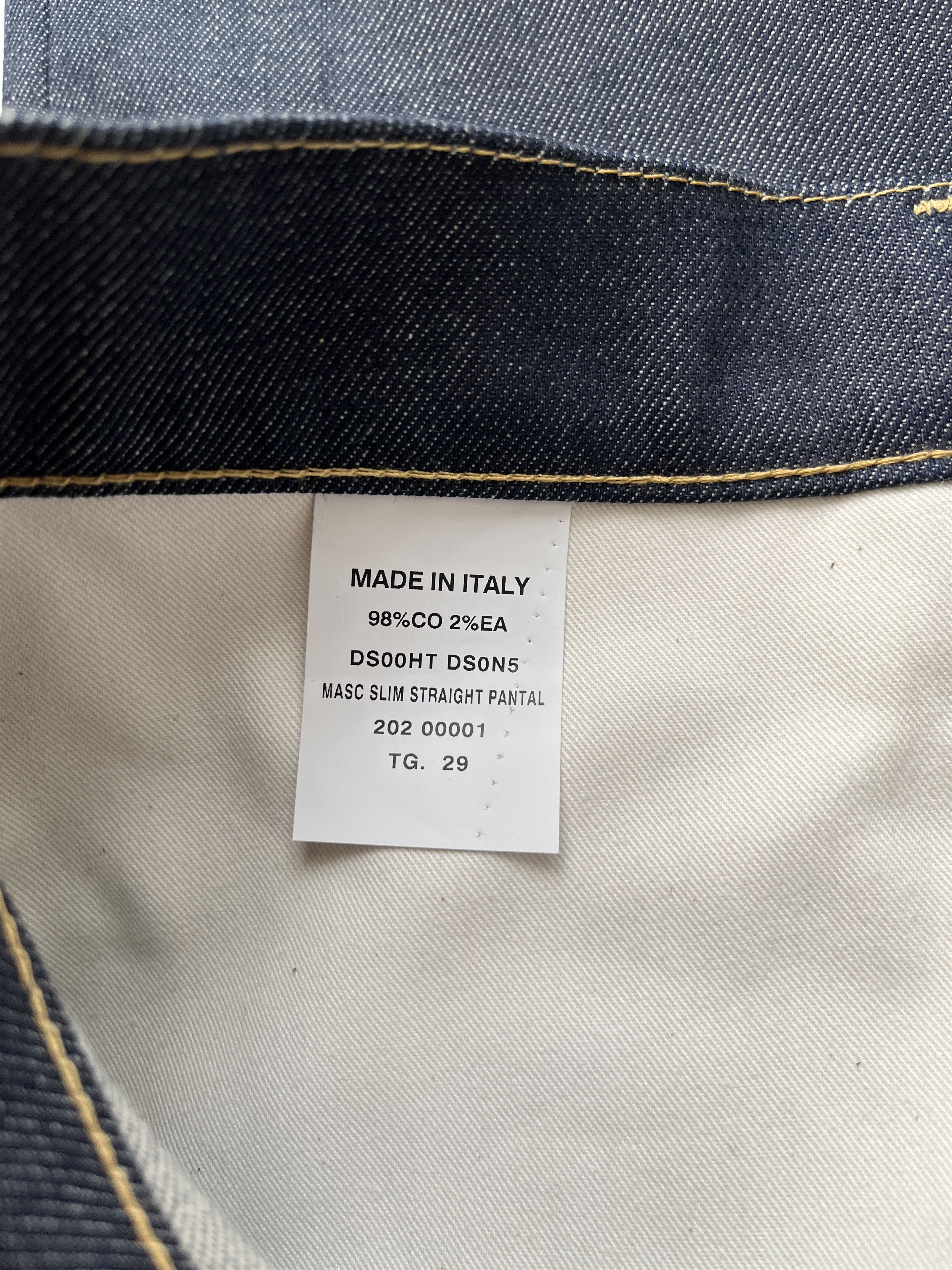 Helmut Lang ⚡️QUICK SALE⚡️Helmut Lang SAMPLE Raw Blue Denim Jeans Pants Size US 29 - 5 Thumbnail