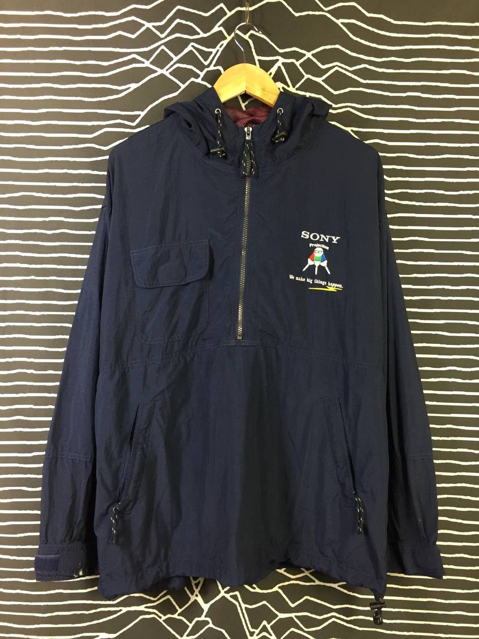 Sony Vtg Dunbrooke Sony CRT Promo Logo Pull Over Tactical Jacket Size US L / EU 52-54 / 3 - 3 Thumbnail
