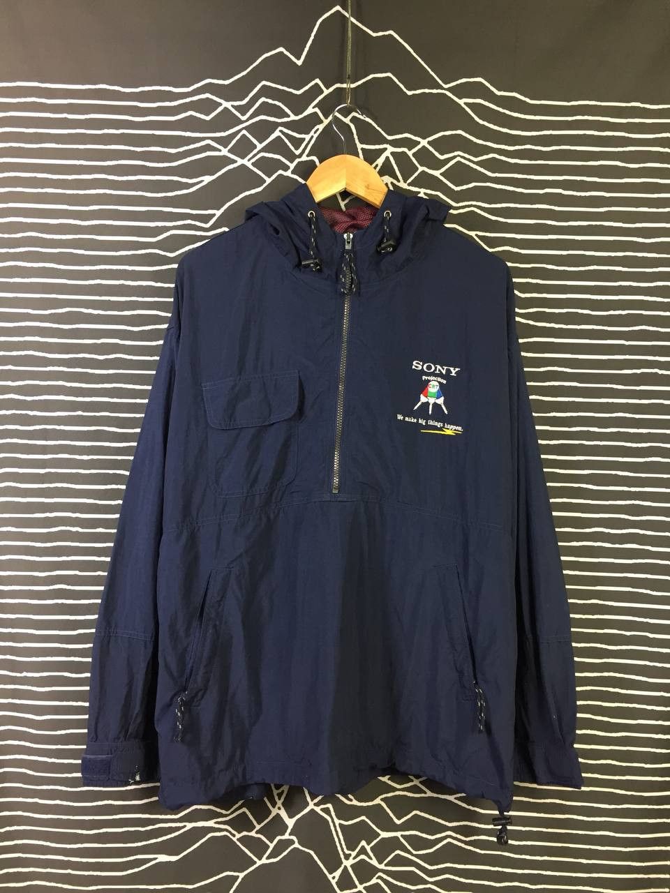 Sony Vtg Dunbrooke Sony CRT Promo Logo Pull Over Tactical Jacket Size US L / EU 52-54 / 3 - 1 Thumbnail
