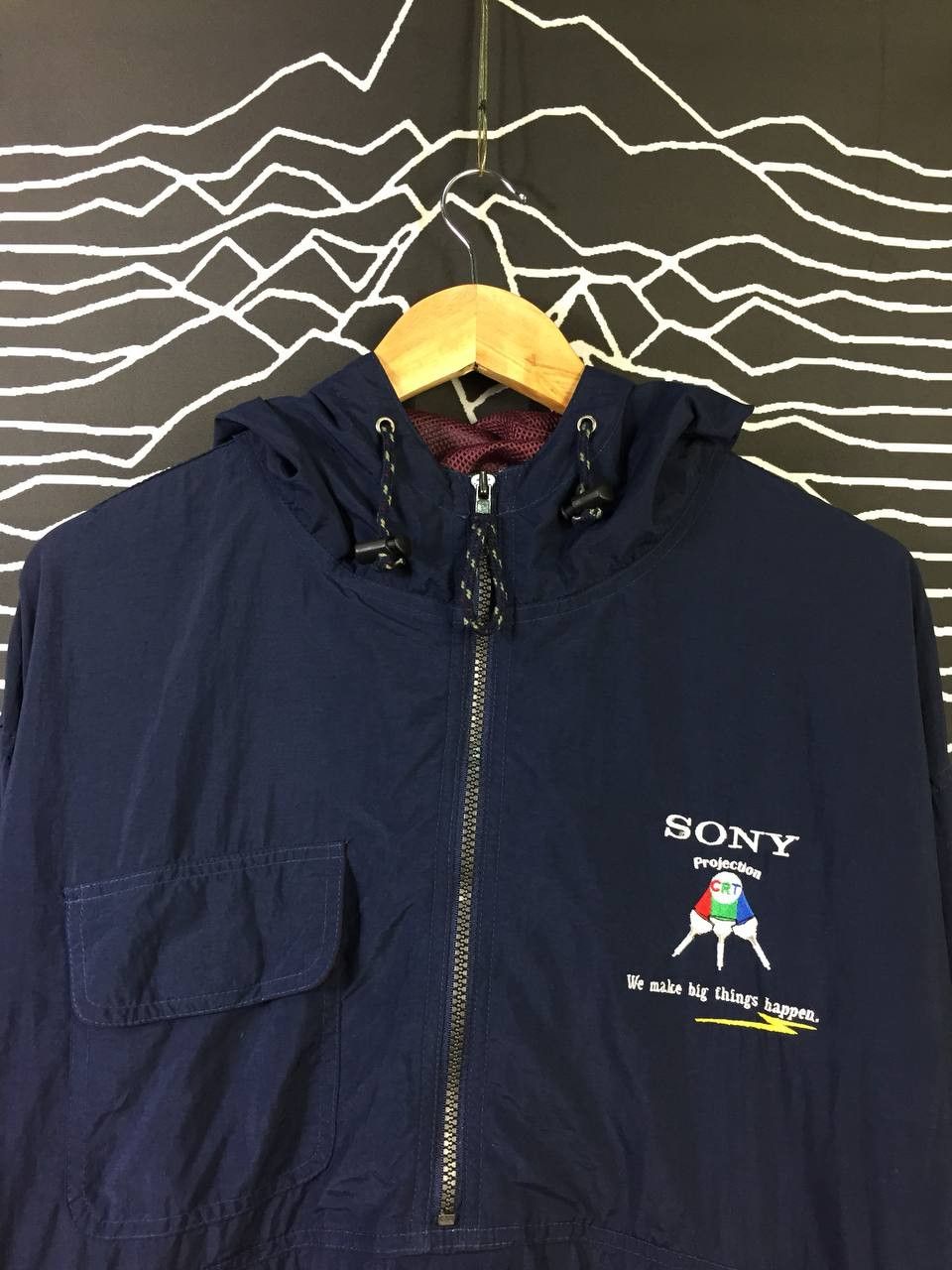 Sony Vtg Dunbrooke Sony CRT Promo Logo Pull Over Tactical Jacket Size US L / EU 52-54 / 3 - 4 Thumbnail