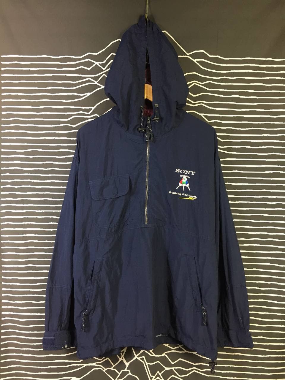Sony Vtg Dunbrooke Sony CRT Promo Logo Pull Over Tactical Jacket Size US L / EU 52-54 / 3 - 2 Thumbnail