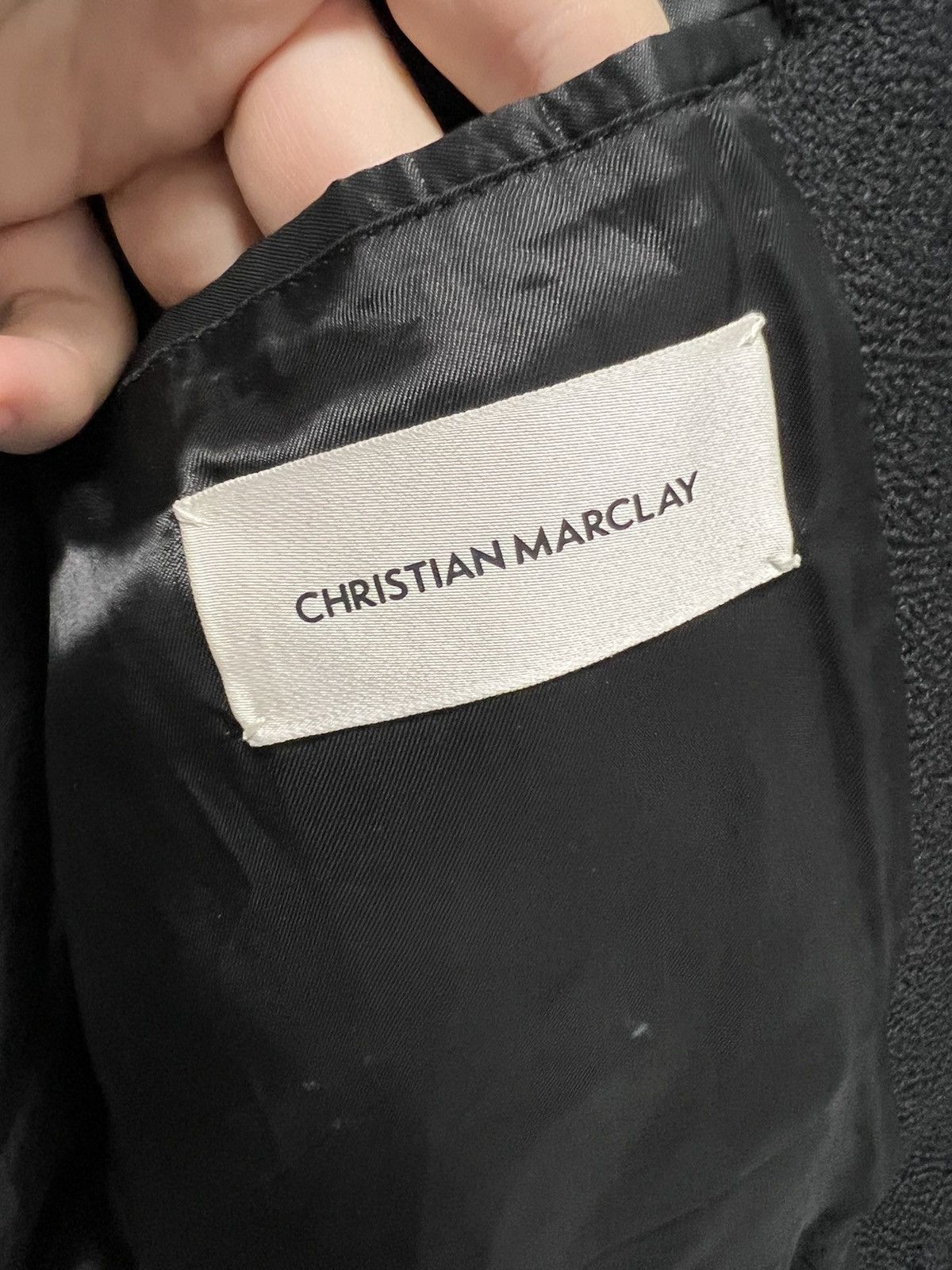 Celine × Hedi Slimane FINAL DROP - SS19 Lamb Sleeve Marclay Teddy Jacket 48 Size US M / EU 48-50 / 2 - 8 Thumbnail