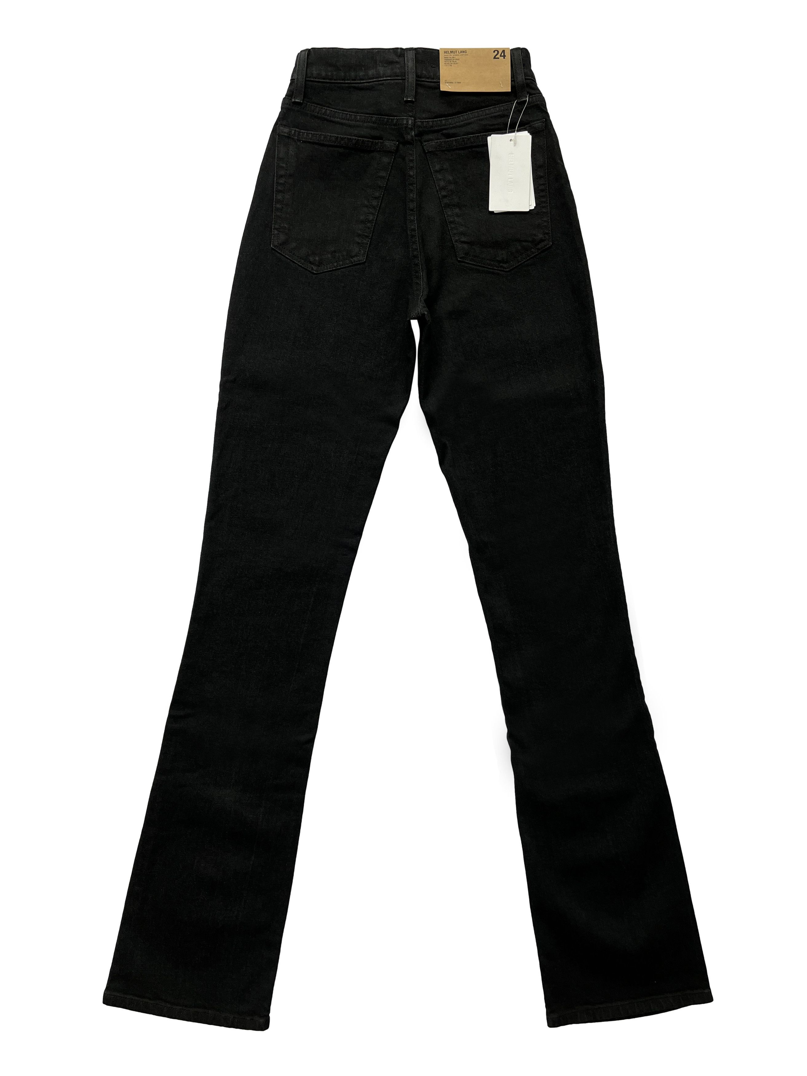 Helmut Lang ⚡️QUICK SALE⚡️Helmut Lang Black Hi Bootcut High Rise Jeans Size 24" / US 00 / IT 34 - 2 Thumbnail