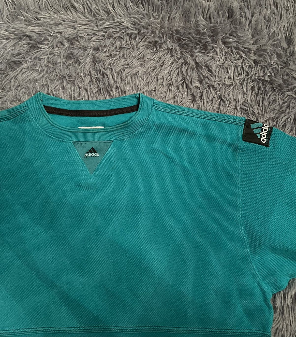 Adidas × Vintage Adidas Equipment 90s vintage logo sweatshirt Size US M / EU 48-50 / 2 - 4 Thumbnail