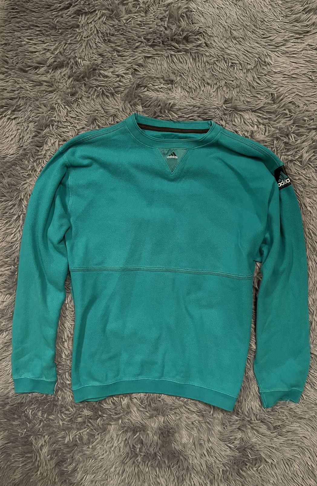 Adidas × Vintage Adidas Equipment 90s vintage logo sweatshirt Size US M / EU 48-50 / 2 - 8 Thumbnail