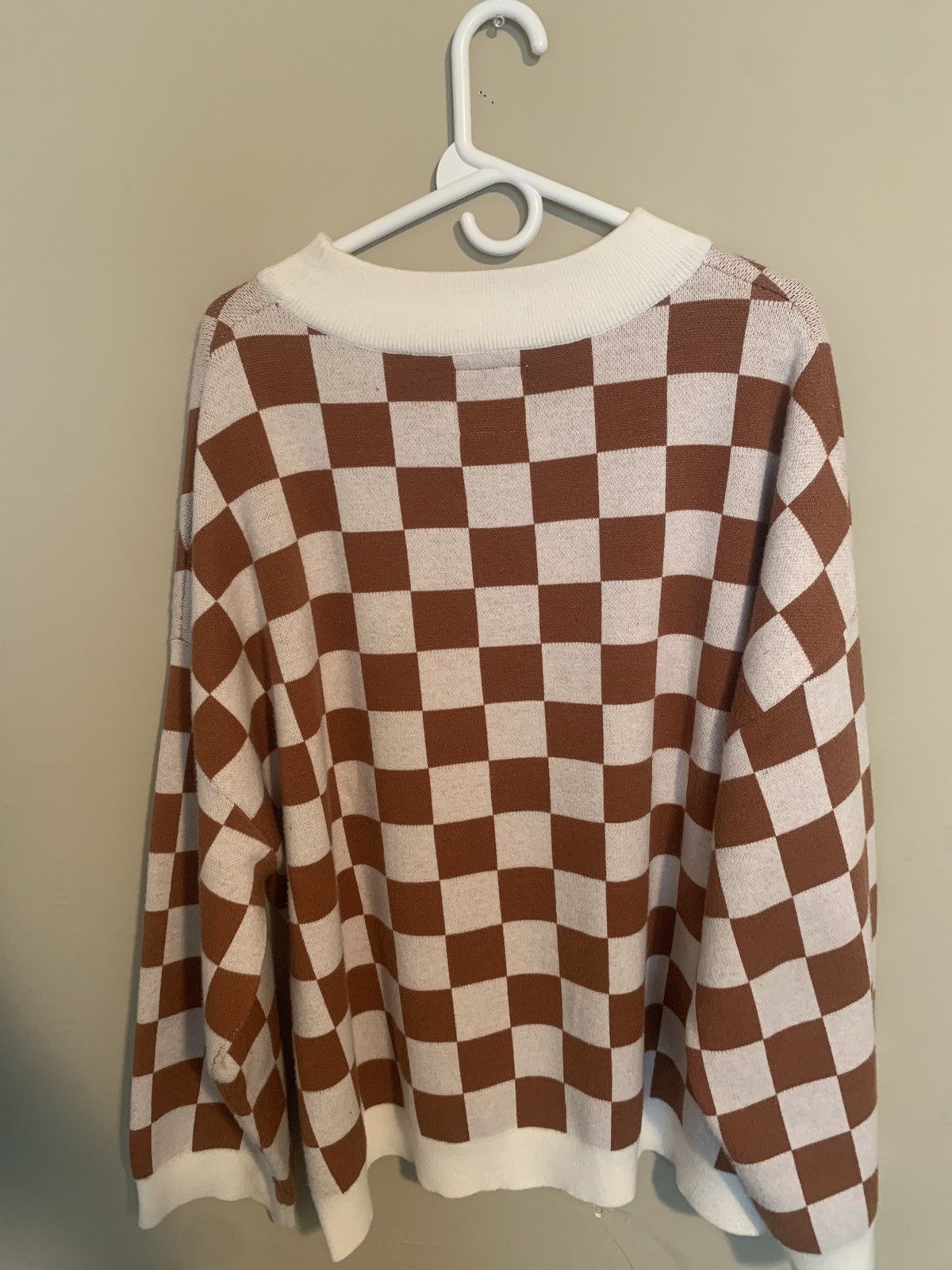 KidSuper Kidsuper Studios Checkered boxing sweater Size US XL / EU 56 / 4 - 2 Thumbnail