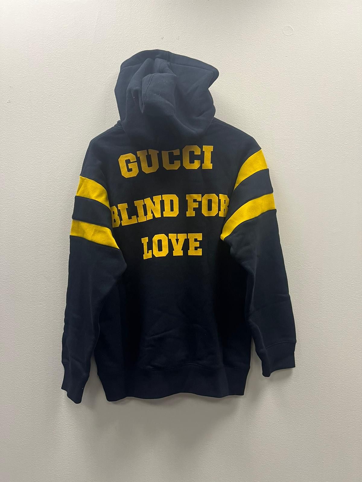 image of Gucci Blind For Love / Eschatology Jersey Hoodie In Black, Men's (Size XS)