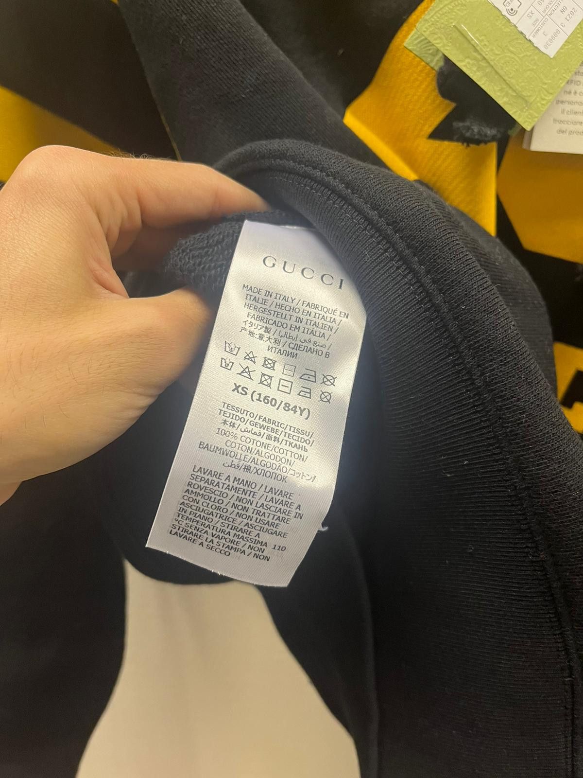 Gucci Blind For Love / Eschatology Jersey Hoodie in Black Size US XS / EU 42 / 0 - 10 Thumbnail