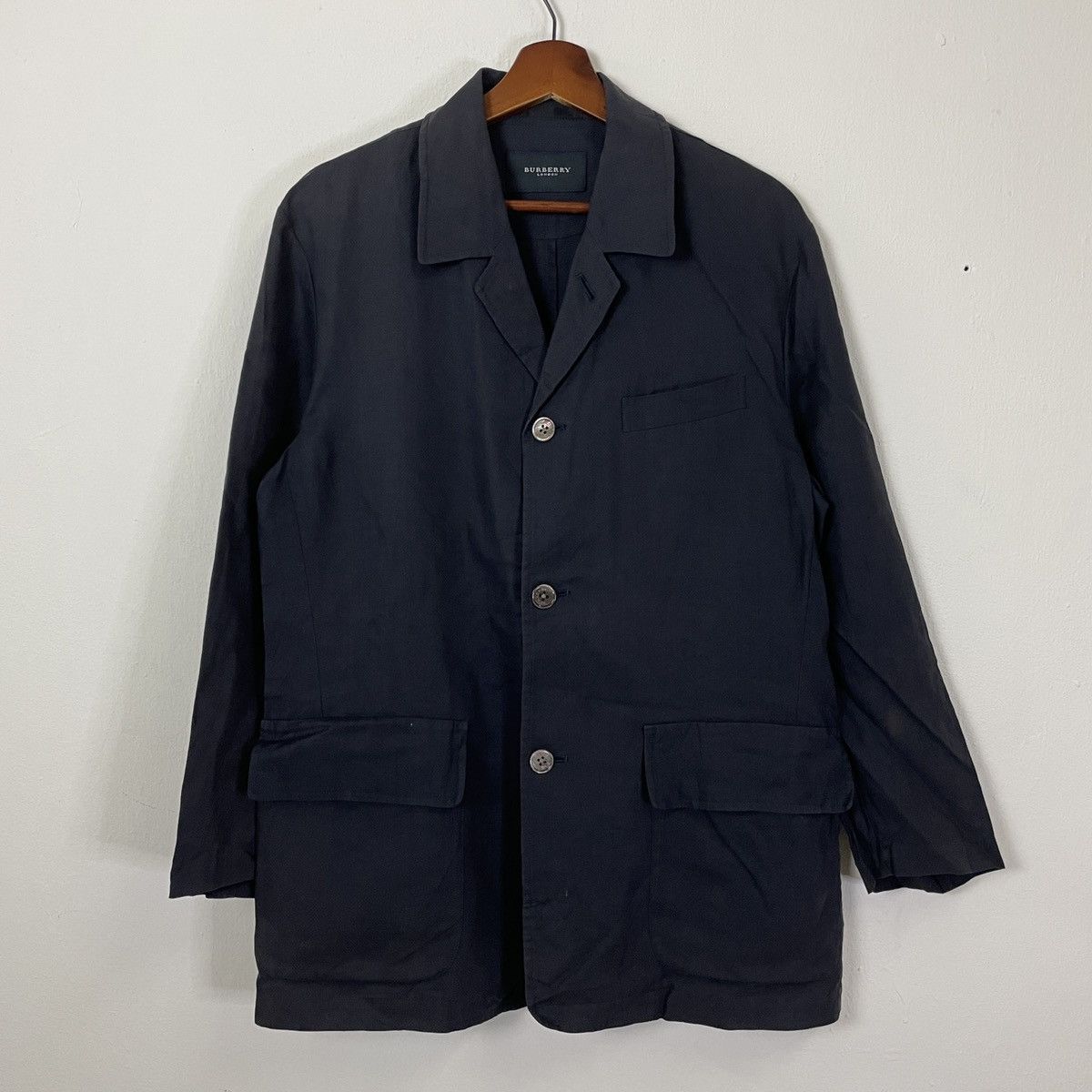Burberry Vintage Burberry London Button Ups Jacket Coat Size US M / EU 48-50 / 2 - 1 Thumbnail