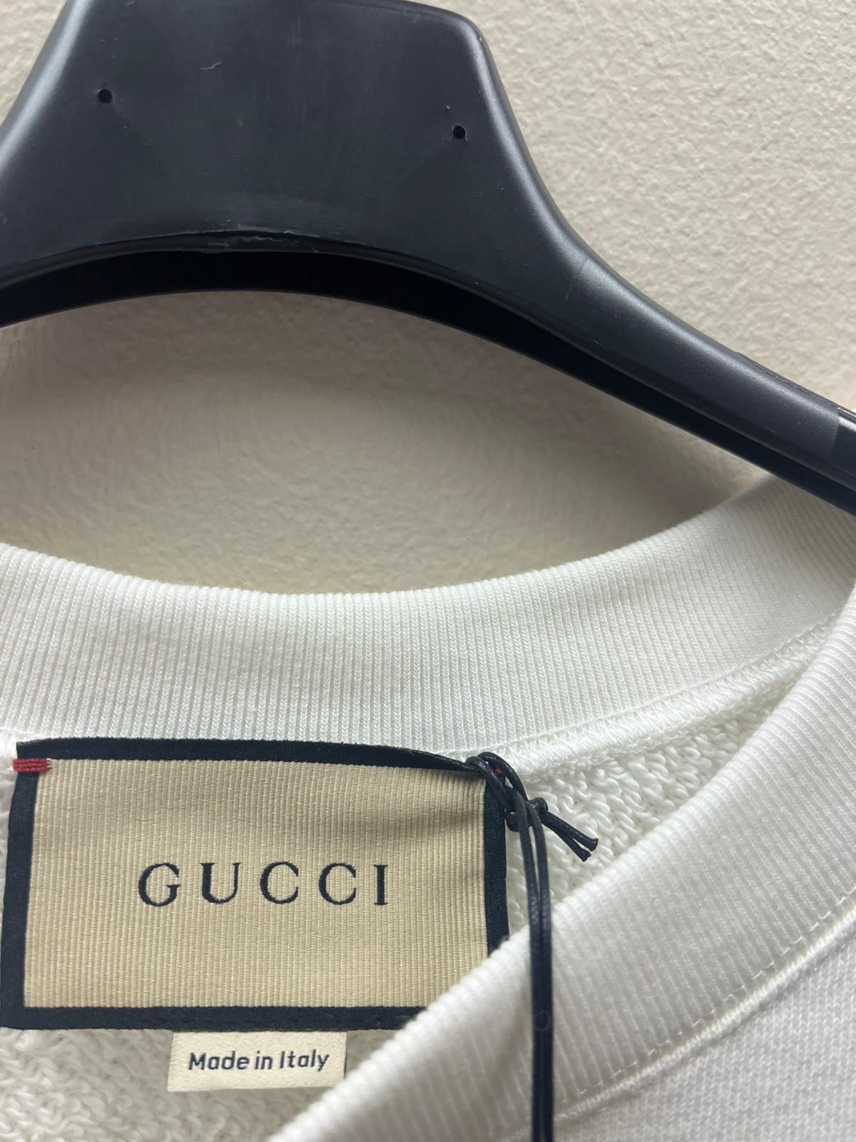 Gucci o1rshd1 Q:2 / Gucci Logo Star Crewneck Sweater in White Size US S / EU 44-46 / 1 - 5 Thumbnail