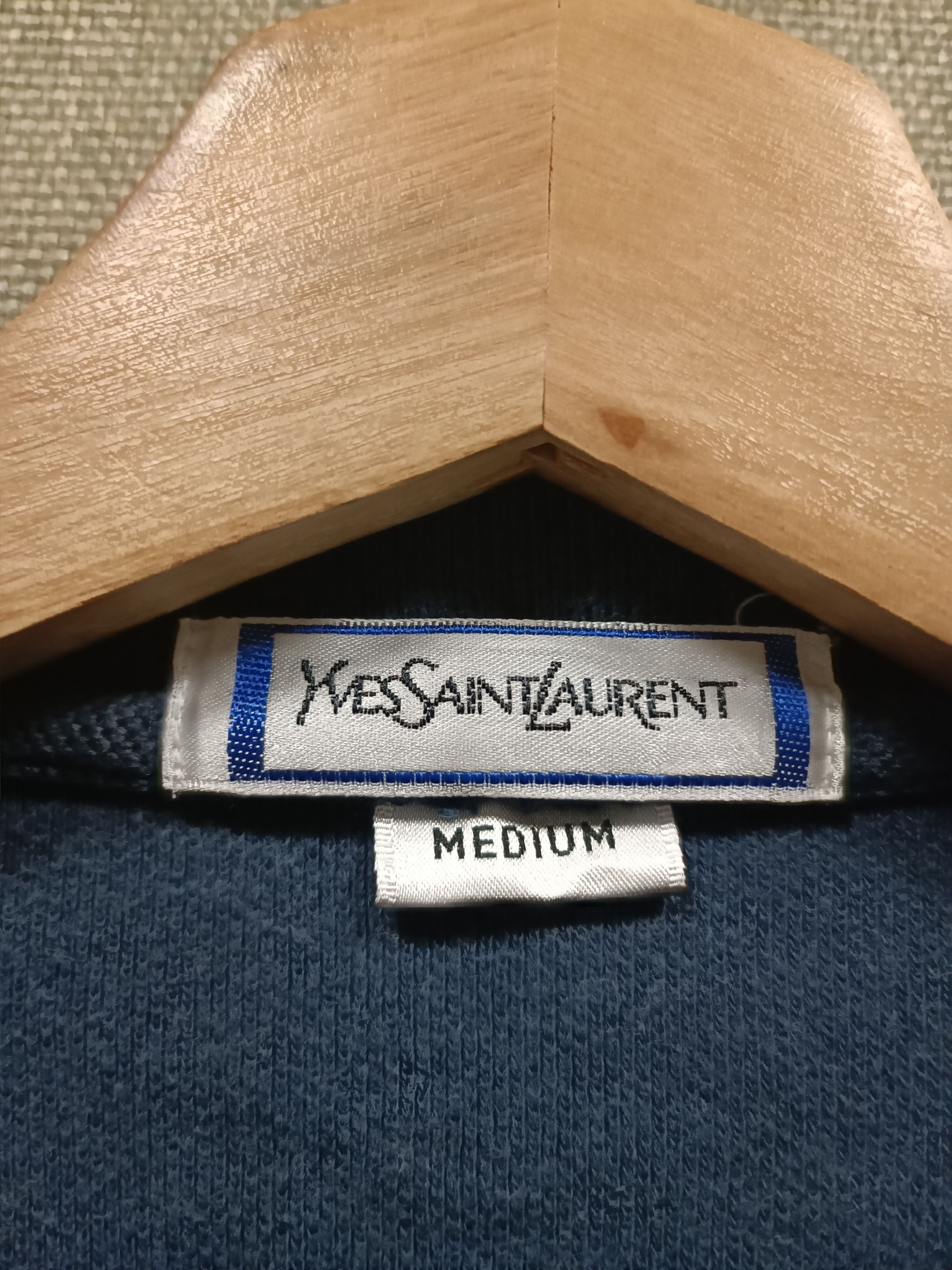 Vintage × Yves Saint Laurent polo long sleeve Ysl small logo embroidery Size US M / EU 48-50 / 2 - 3 Thumbnail
