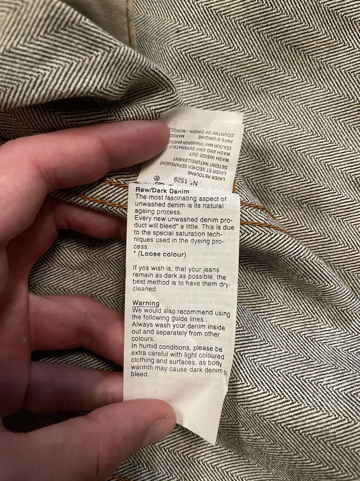 Polo Jeans Ralph Lauren 90s vintage striped denim jacket