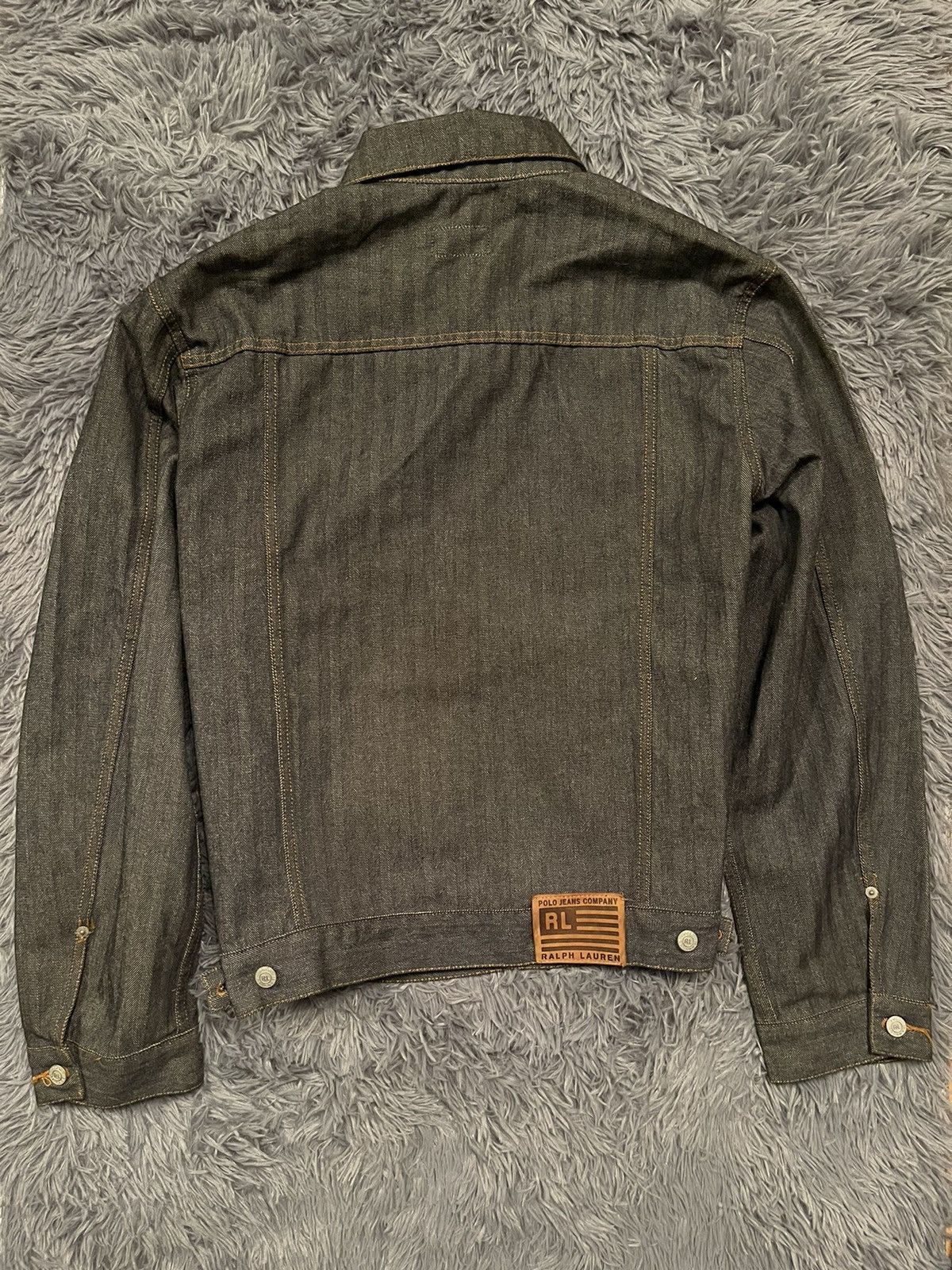 Polo Jeans Ralph Lauren 90s vintage striped denim jacket