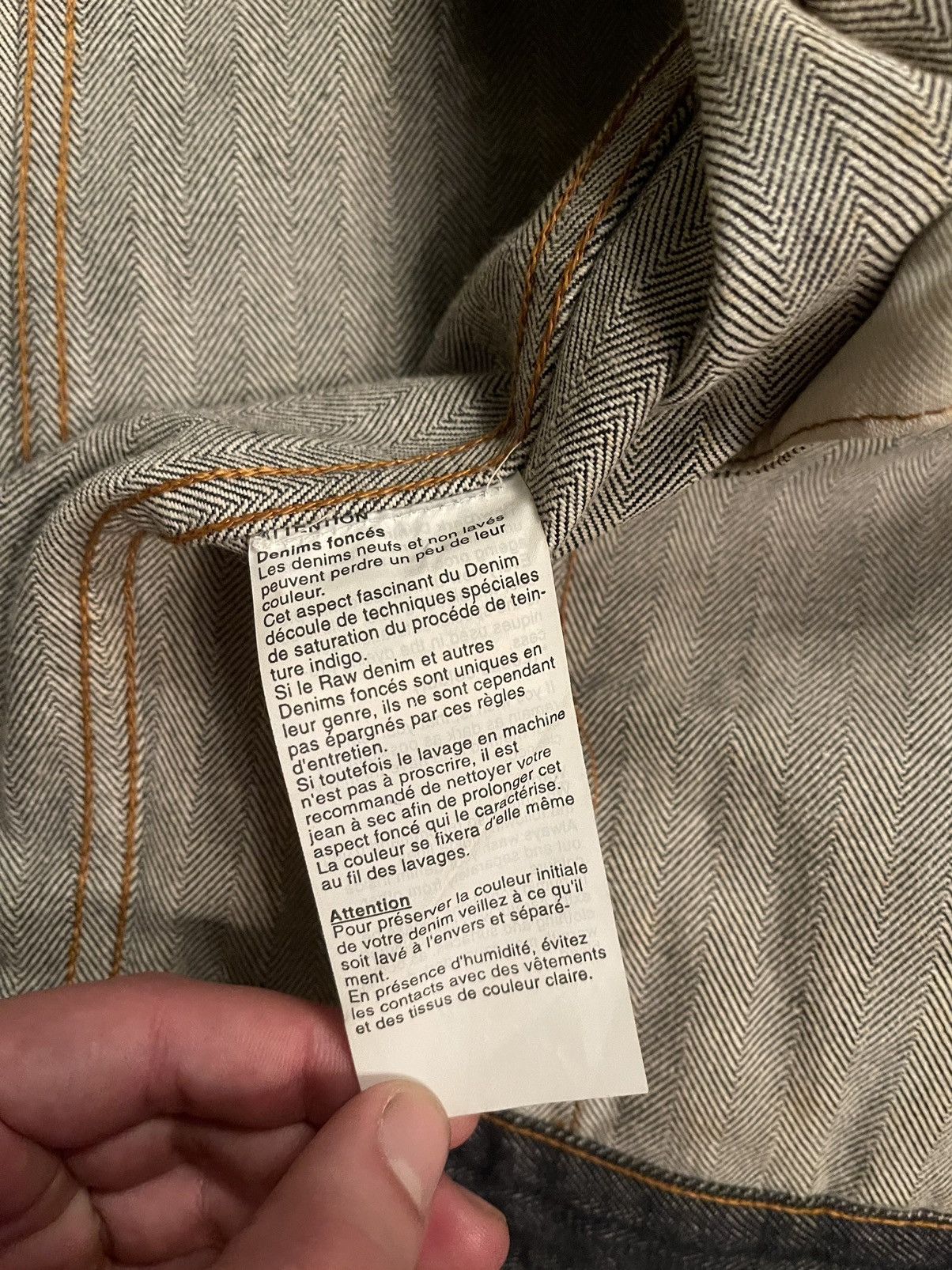 Polo Jeans Ralph Lauren 90s vintage striped denim jacket