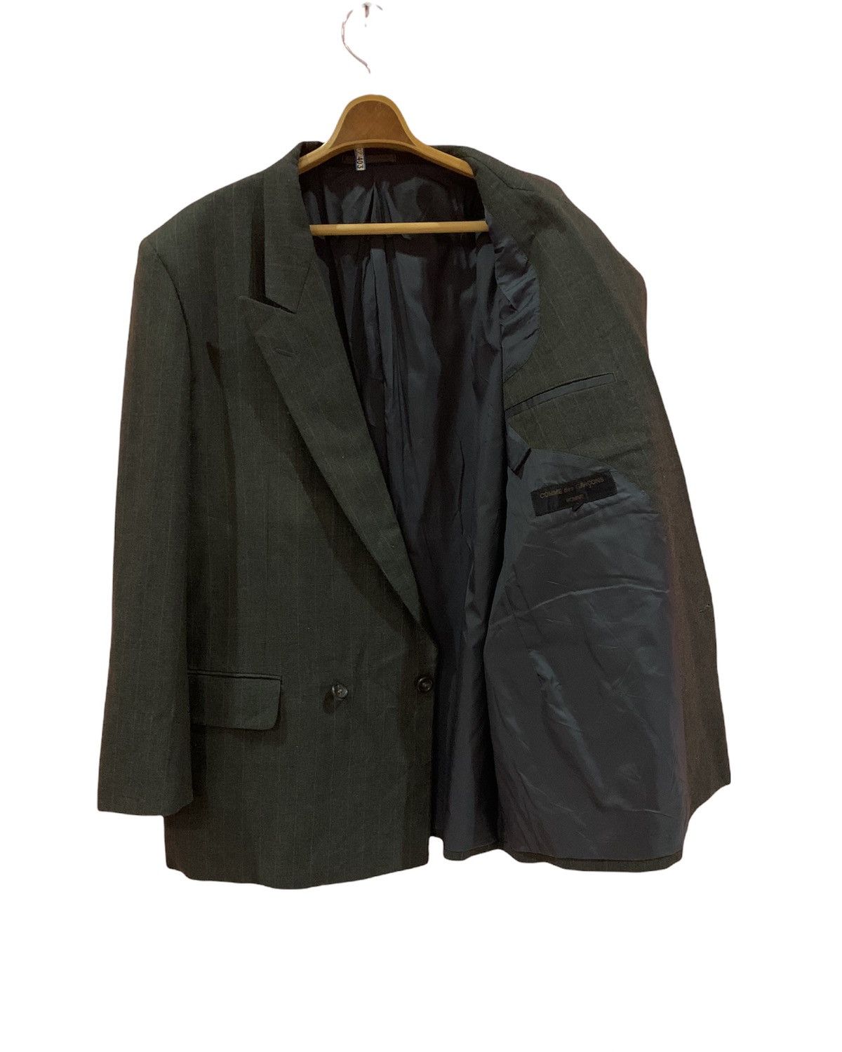 Comme des Garcons Offer best price CDG Wool blend Coat Front Pocket GrayColour Size US M / EU 48-50 / 2 - 5 Thumbnail