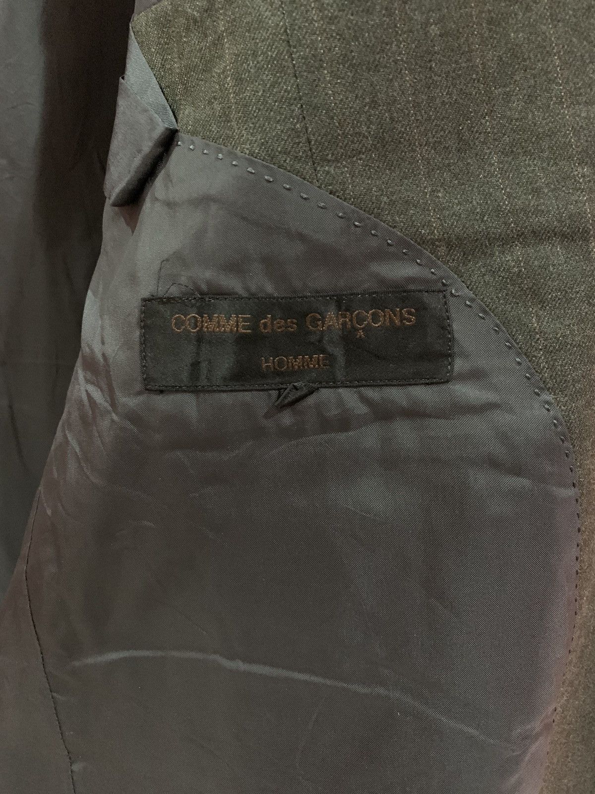 Comme des Garcons Offer best price CDG Wool blend Coat Front Pocket GrayColour Size US M / EU 48-50 / 2 - 11 Thumbnail
