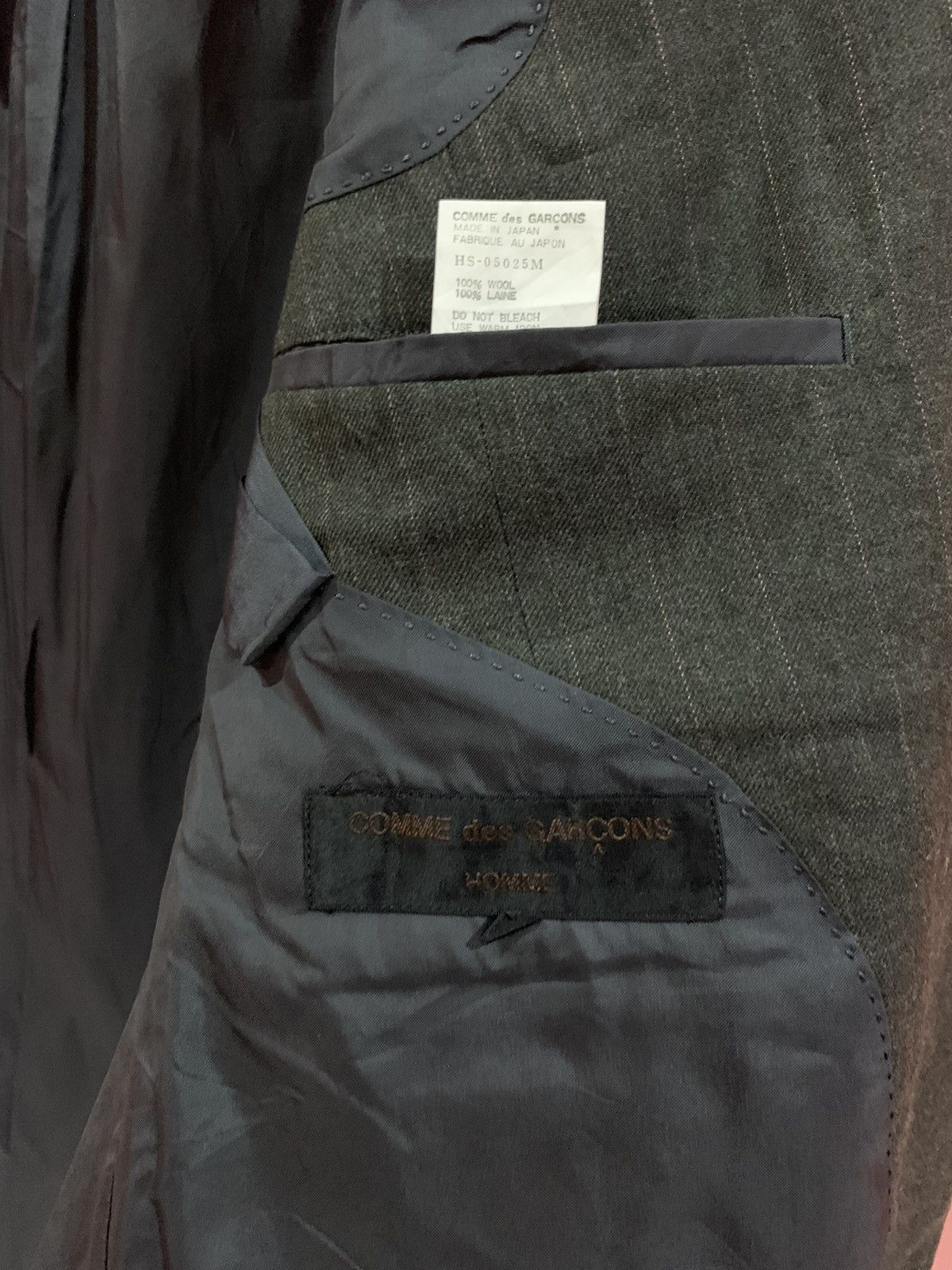 Comme des Garcons Offer best price CDG Wool blend Coat Front Pocket GrayColour Size US M / EU 48-50 / 2 - 10 Thumbnail