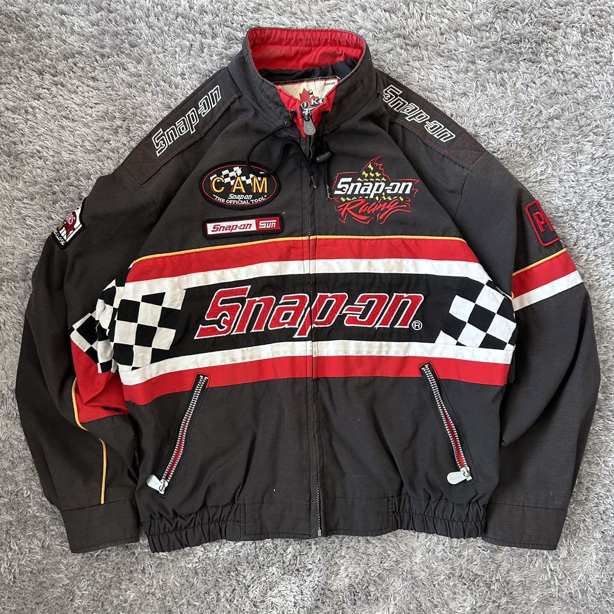 NASCAR × Racing × Vintage 90’s Snap On Racing Jacket | Grailed