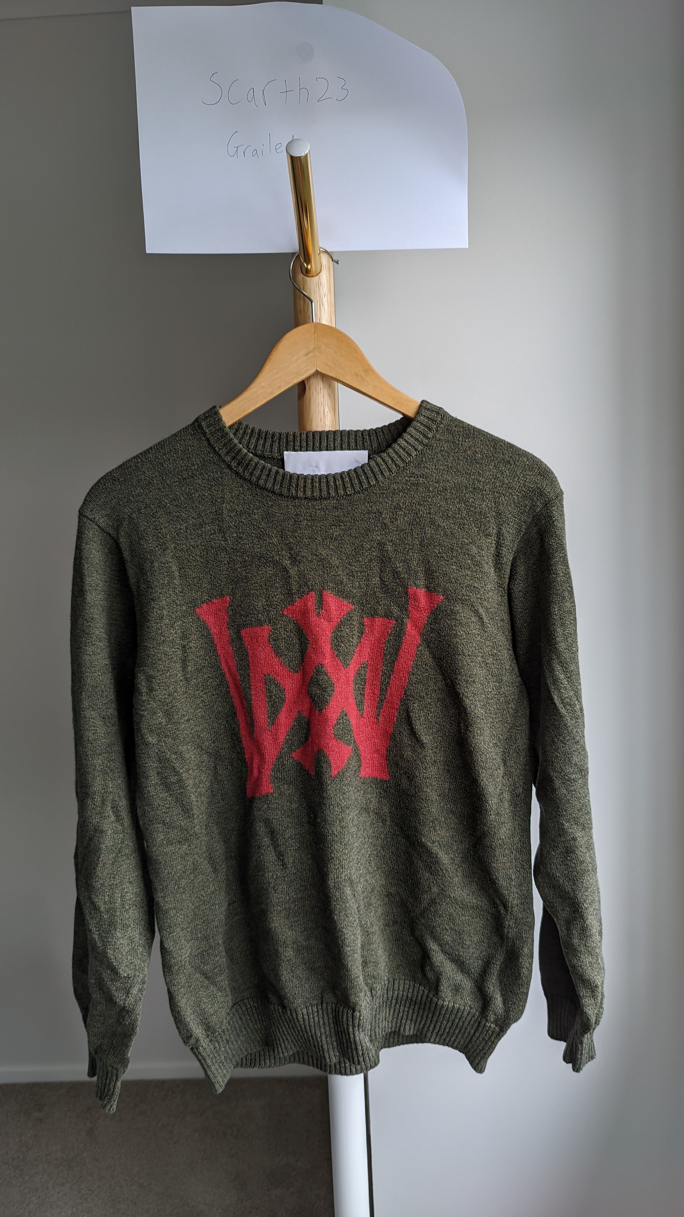 White Mountaineering Intarsia Knit Sweater Size US S / EU 44-46 / 1 - 1 Thumbnail