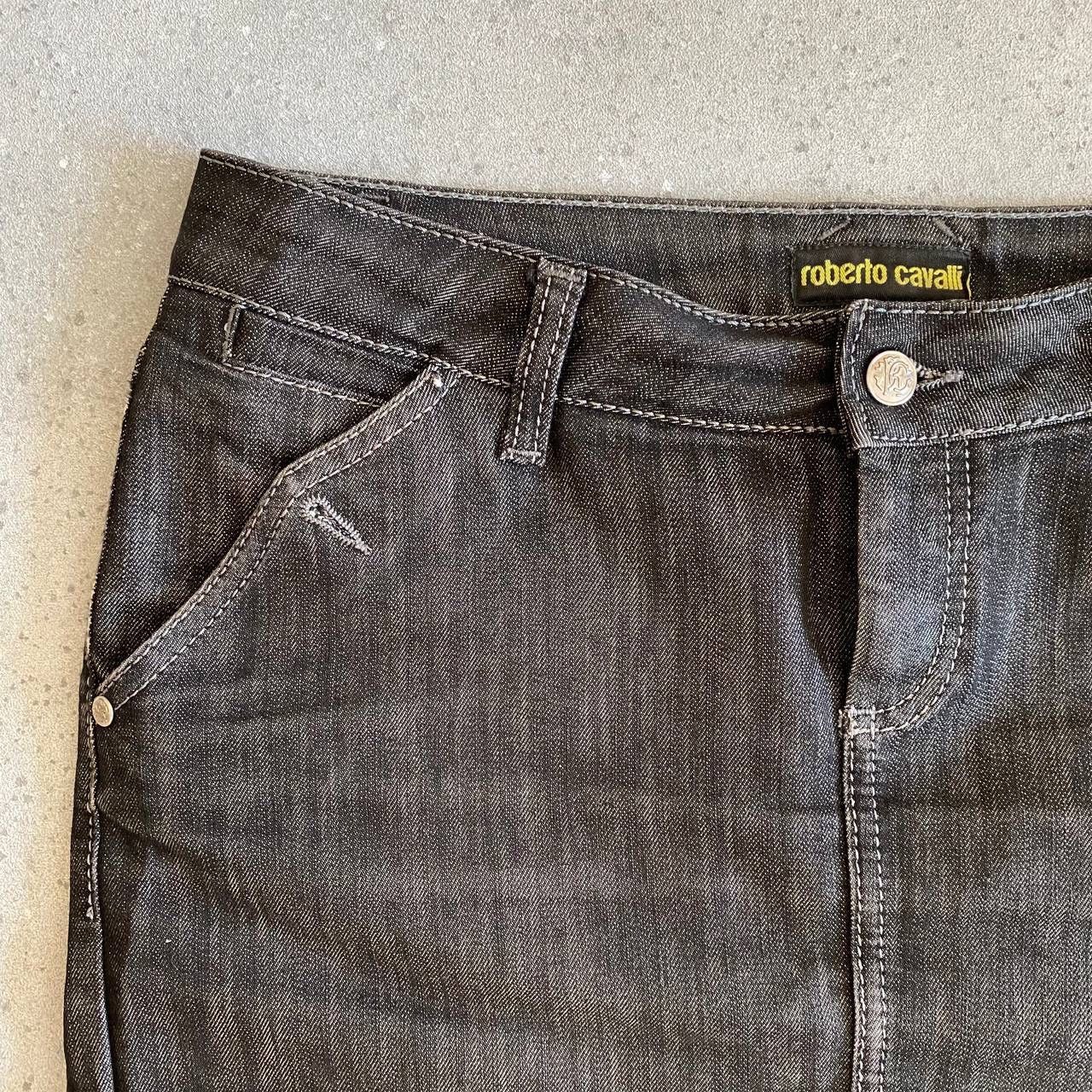 Roberto Cavalli Roberto Cavalli Vintage Y2K Denim Skirt Size 30" / US 8 / IT 44 - 7 Thumbnail
