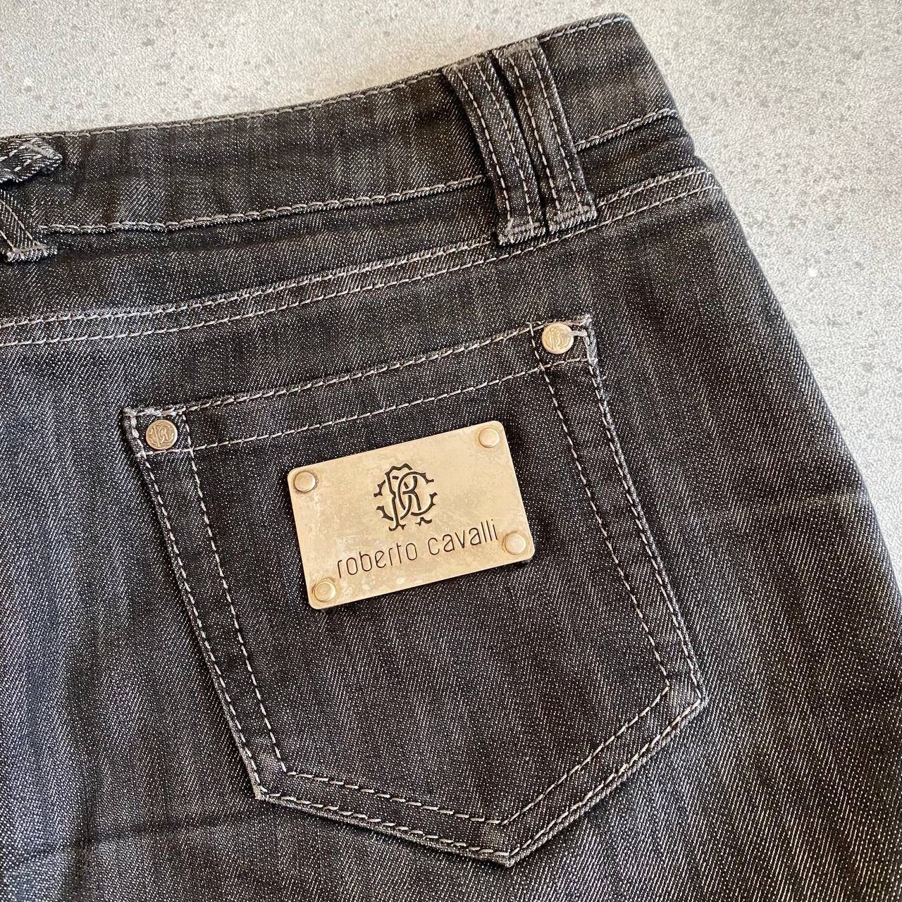 Roberto Cavalli Roberto Cavalli Vintage Y2K Denim Skirt Size 30" / US 8 / IT 44 - 6 Thumbnail
